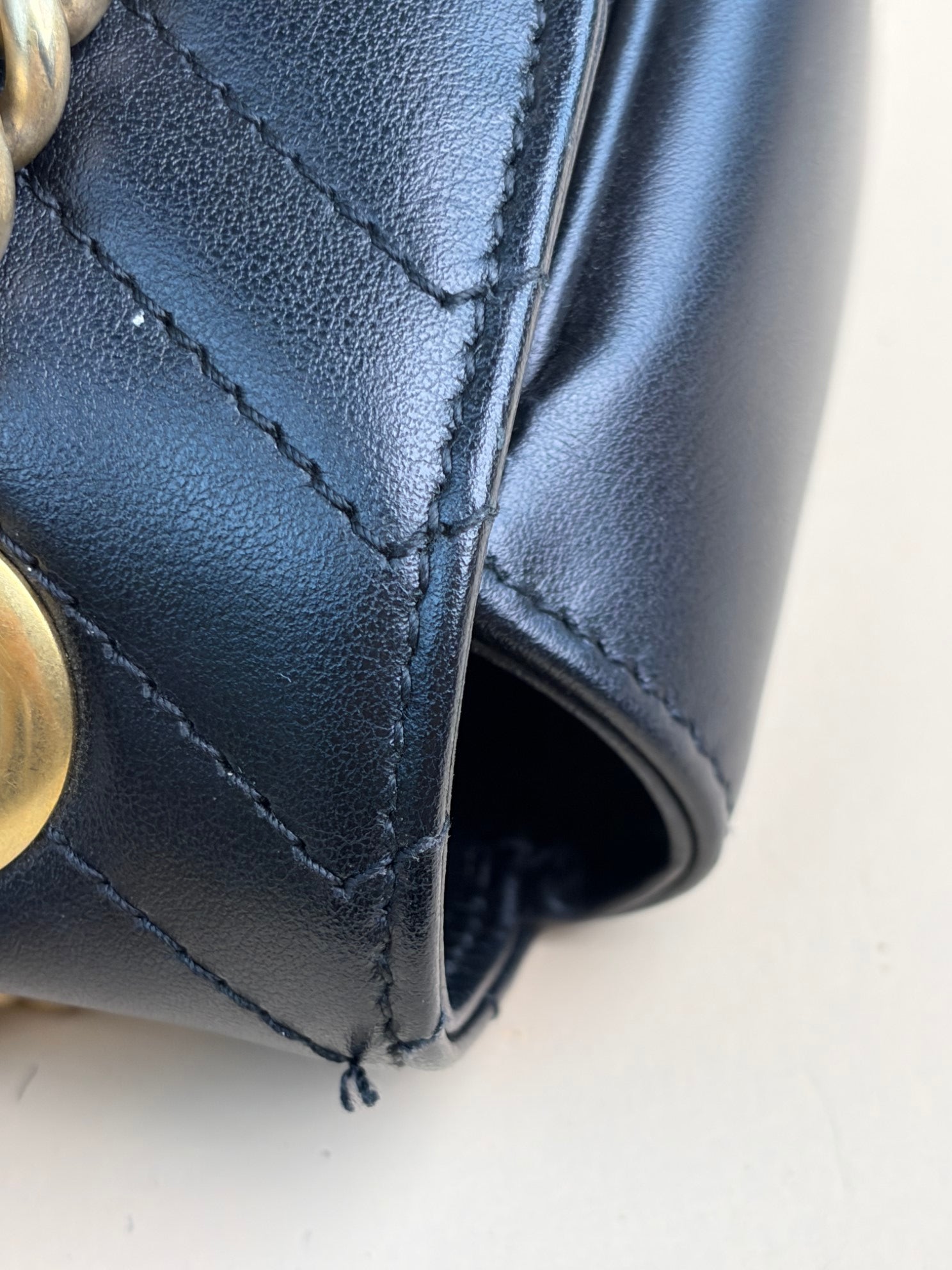 Gucci Black Marmont Small Shoulder Bag