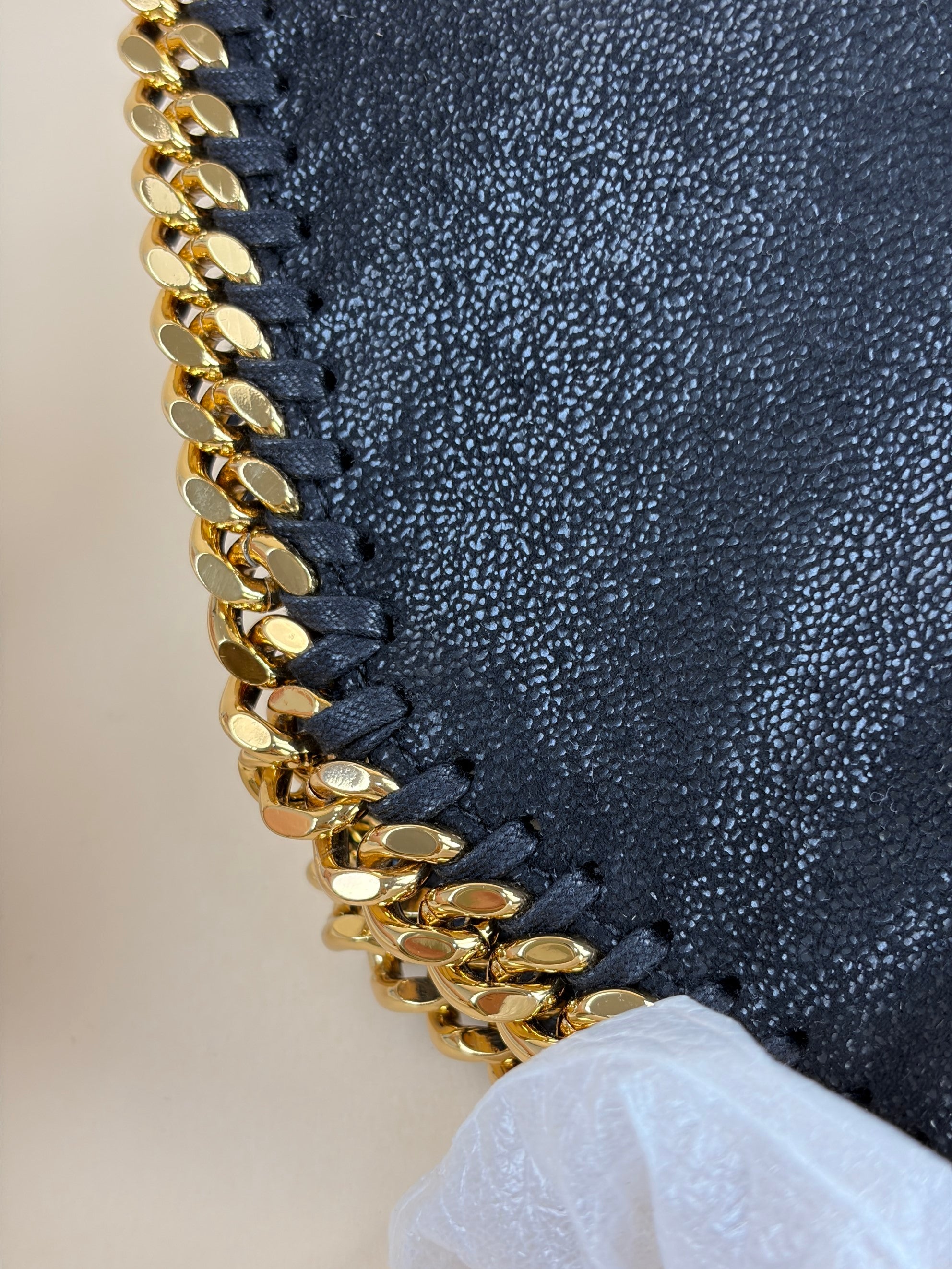 Stella Mccartney Black Falabella Mini Tote Bag