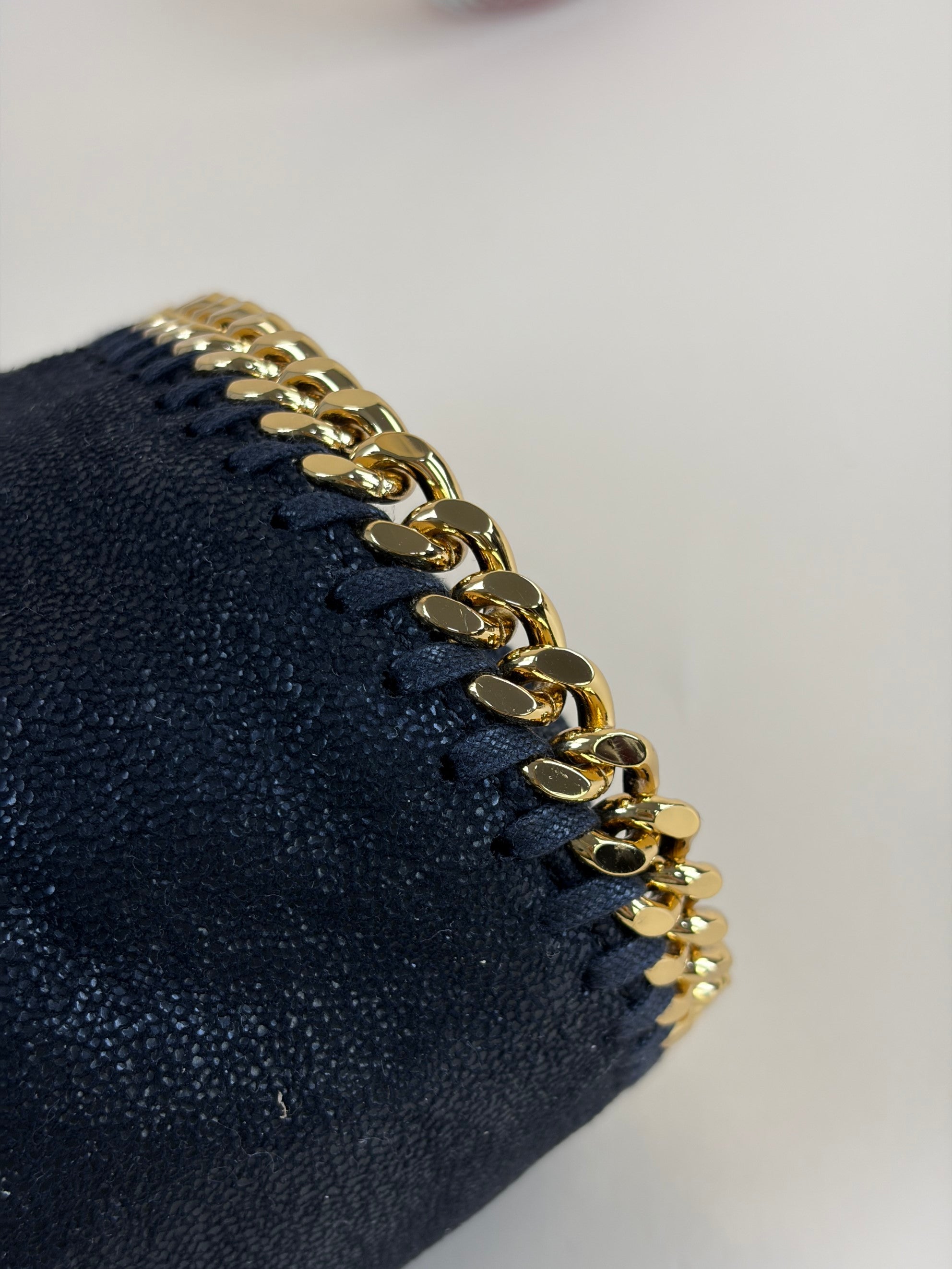 Stella Mccartney Black Falabella Mini Tote Bag