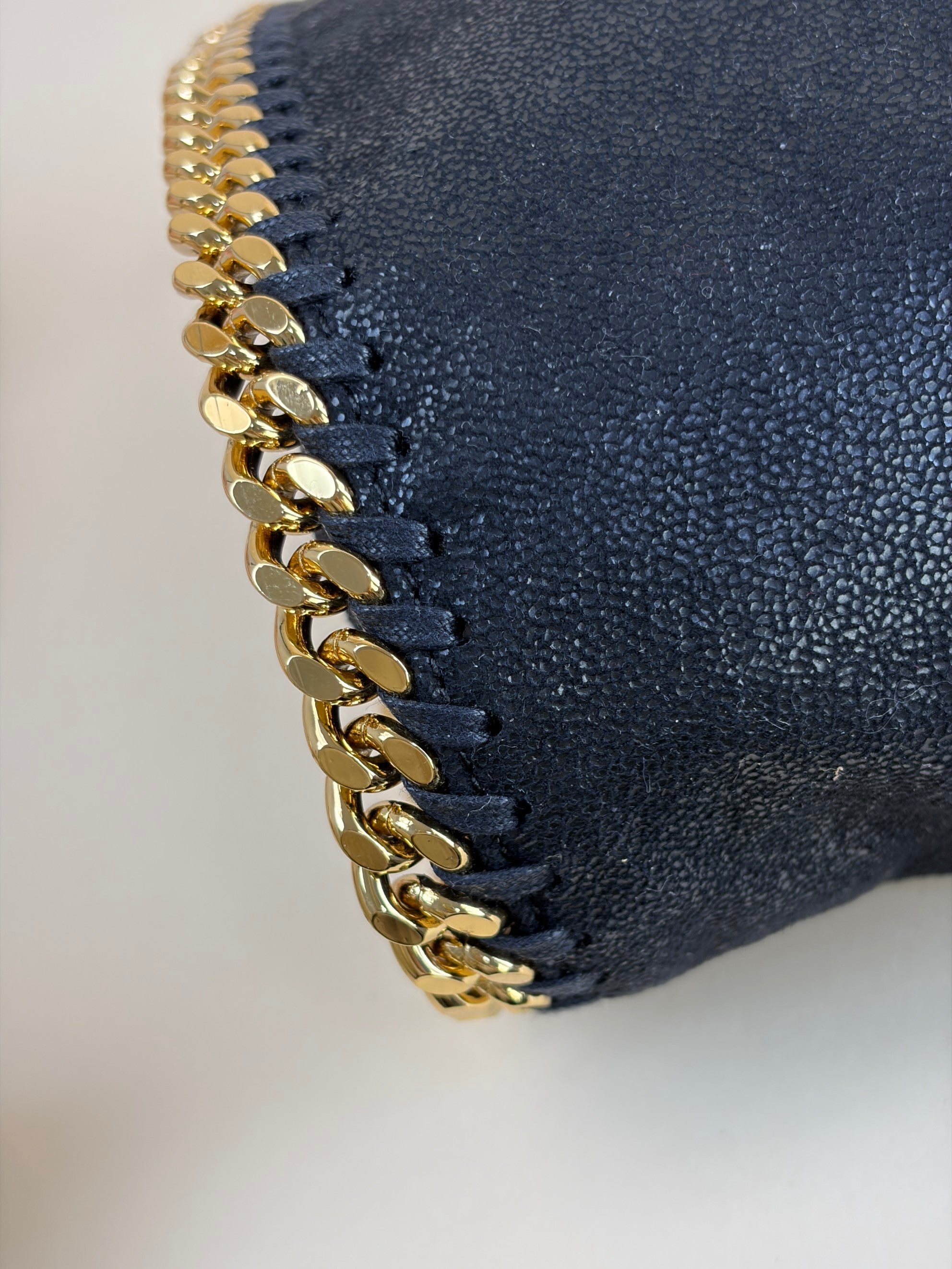 Stella Mccartney Black Falabella Mini Tote Bag