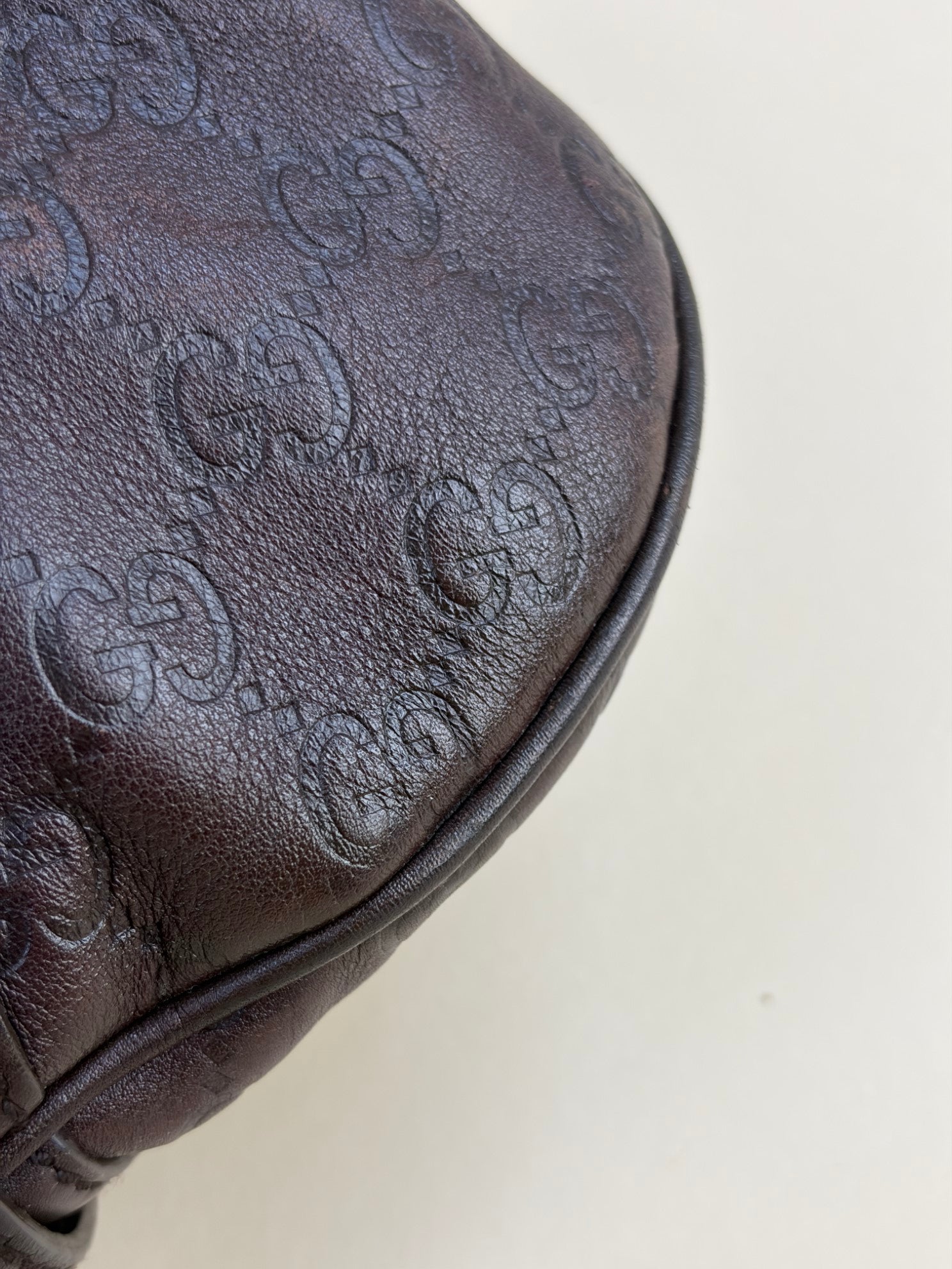 Gucci horse bit limited edition dark brown Gucci Sima leather 85th anniversary