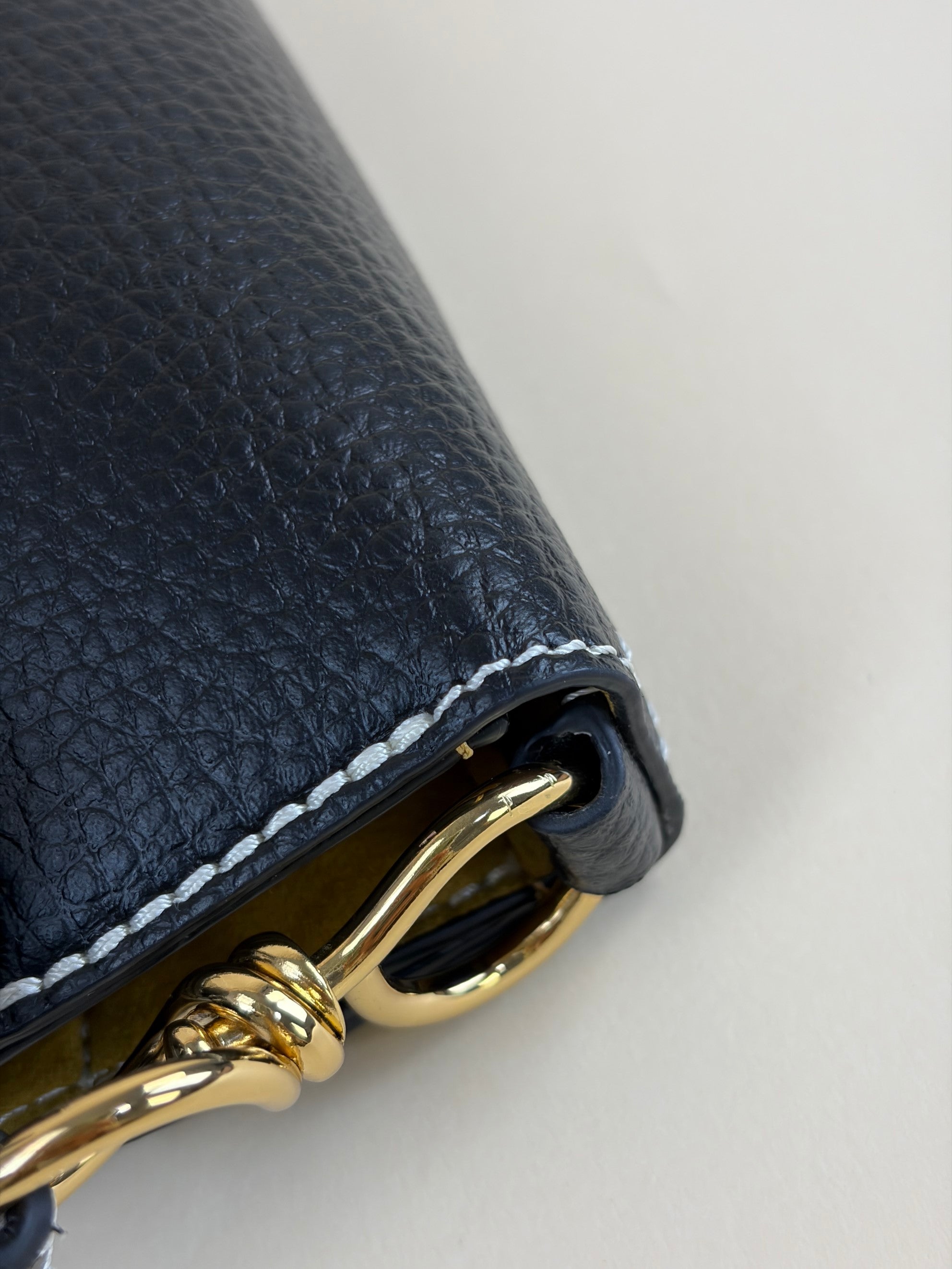 Stella Mccartney Black Logo Square Crossbody Bag