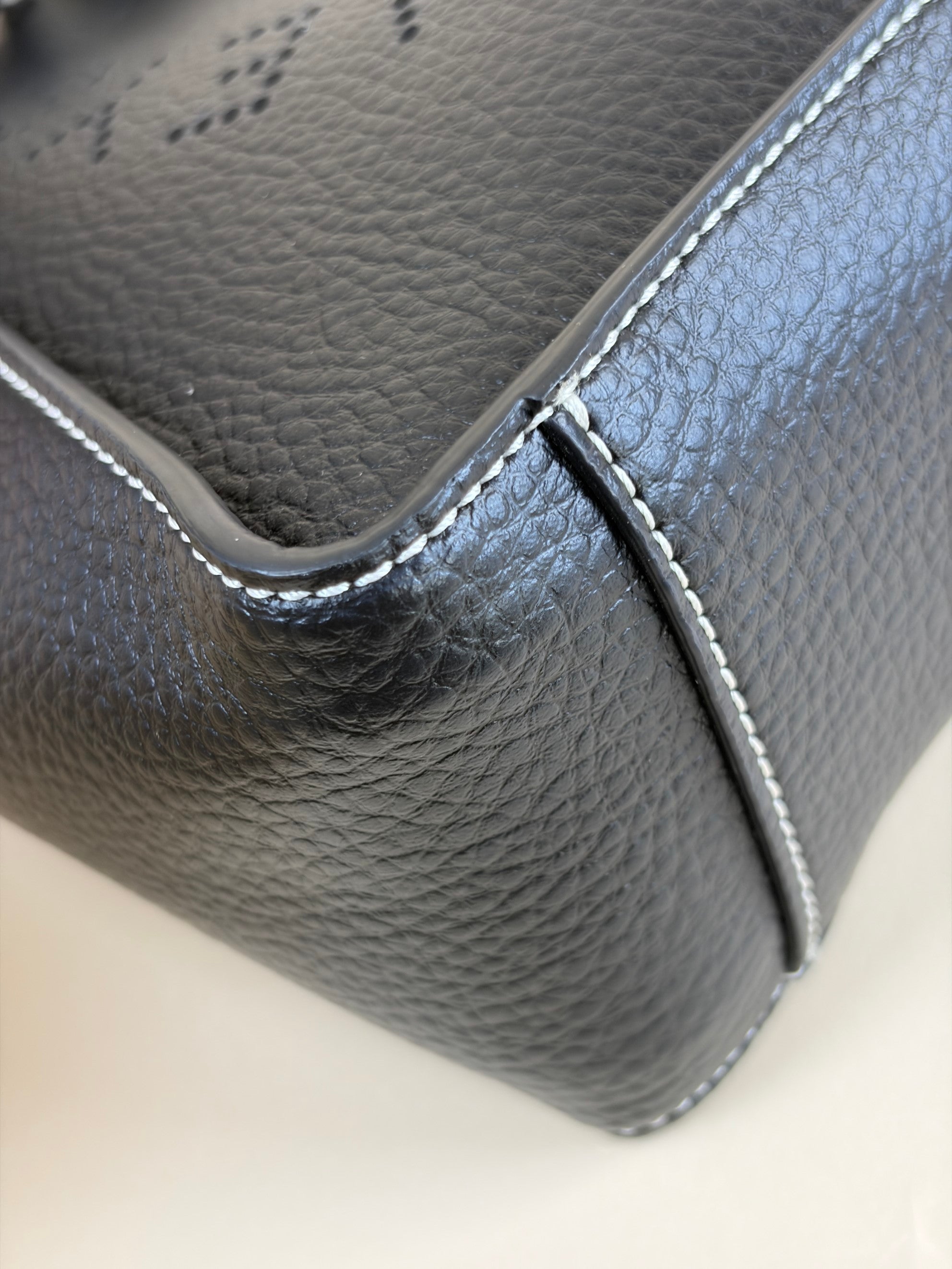 Stella Mccartney Black Logo Square Crossbody Bag