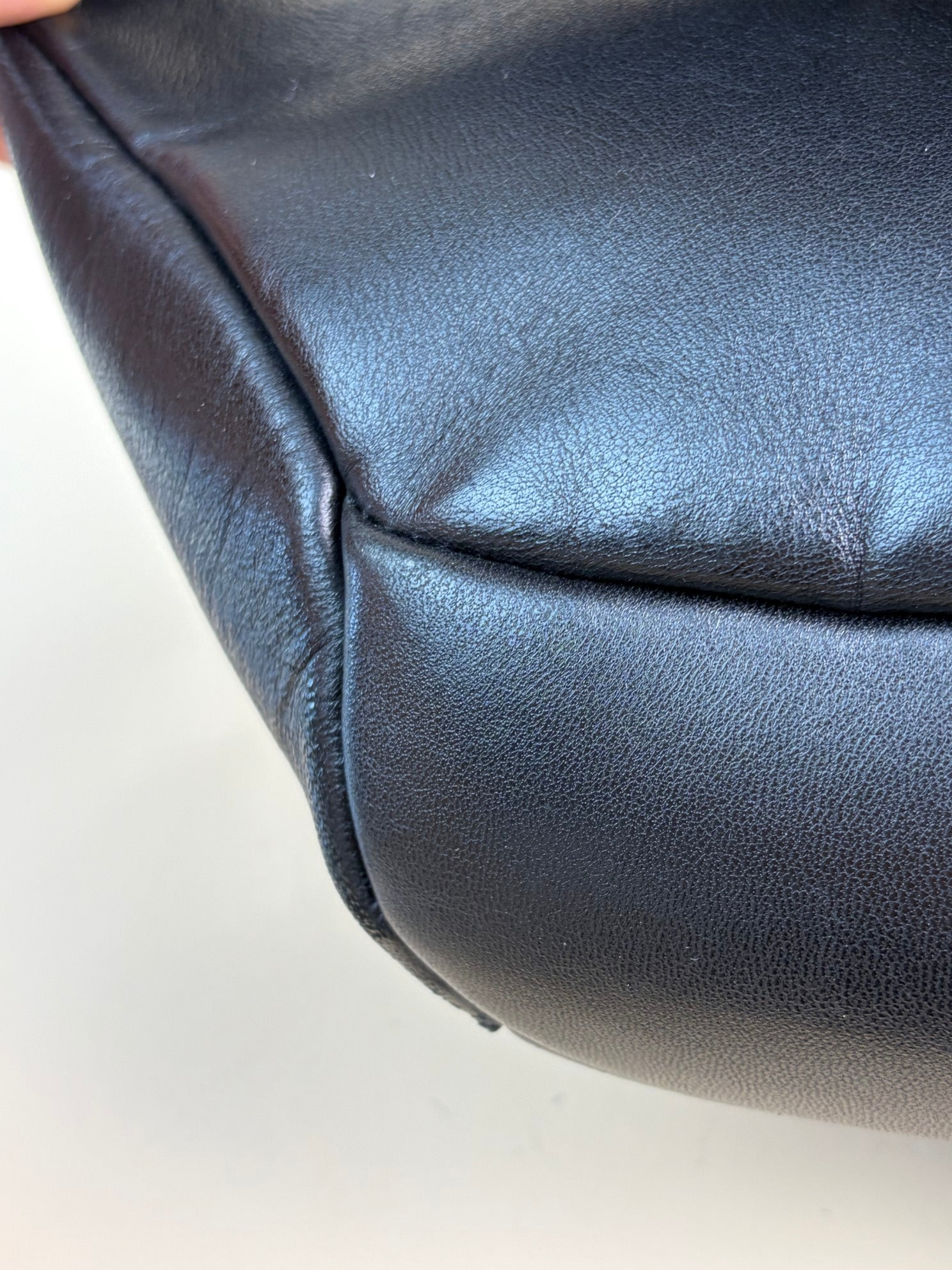 Fendi Black Nappa Apolo Baguette Belt Bag