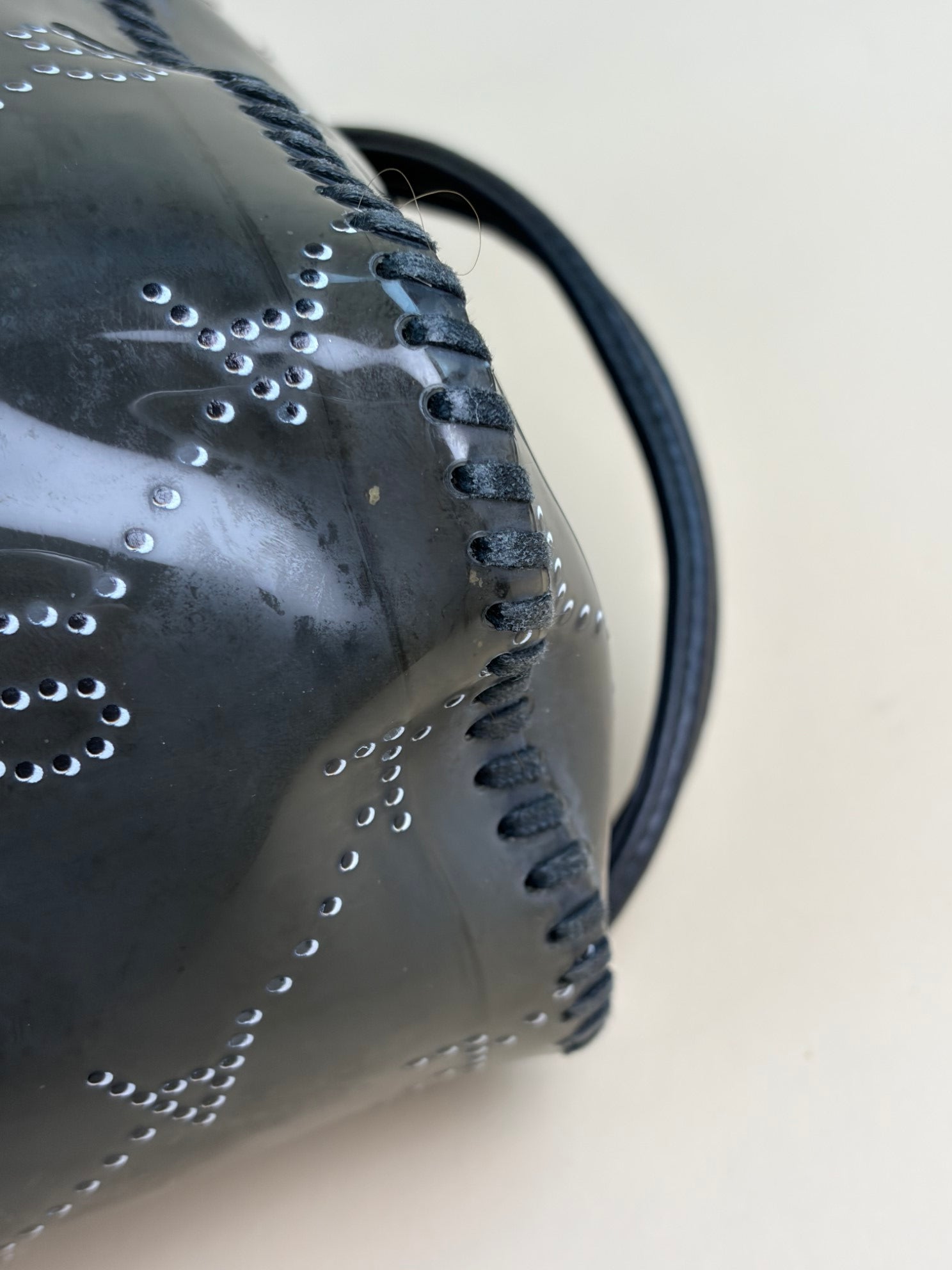 Stella Mccartney Black PVC Falabella Tote Bag