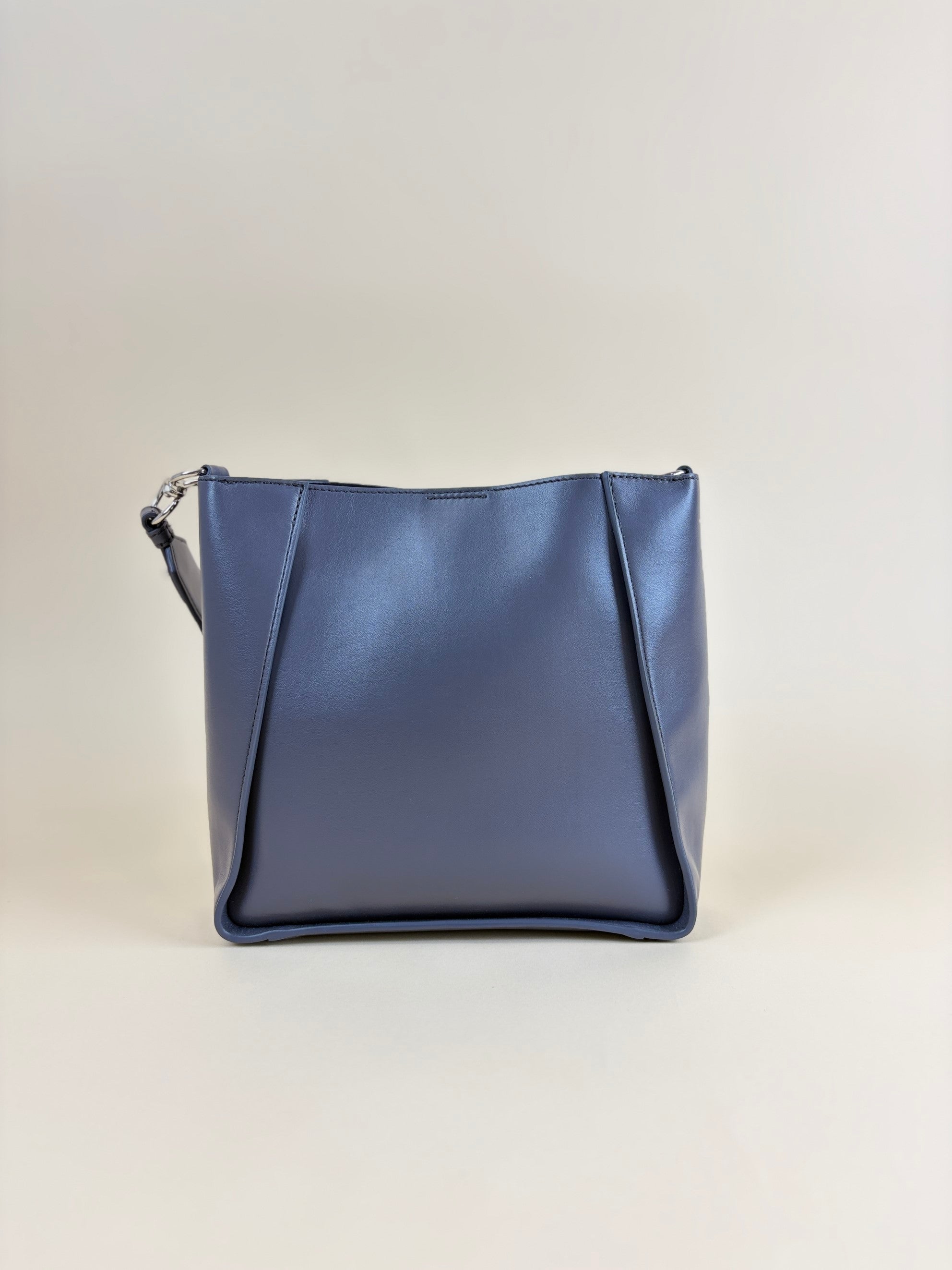 Stella Mccartney Grey Logo Square Crossbody Bag