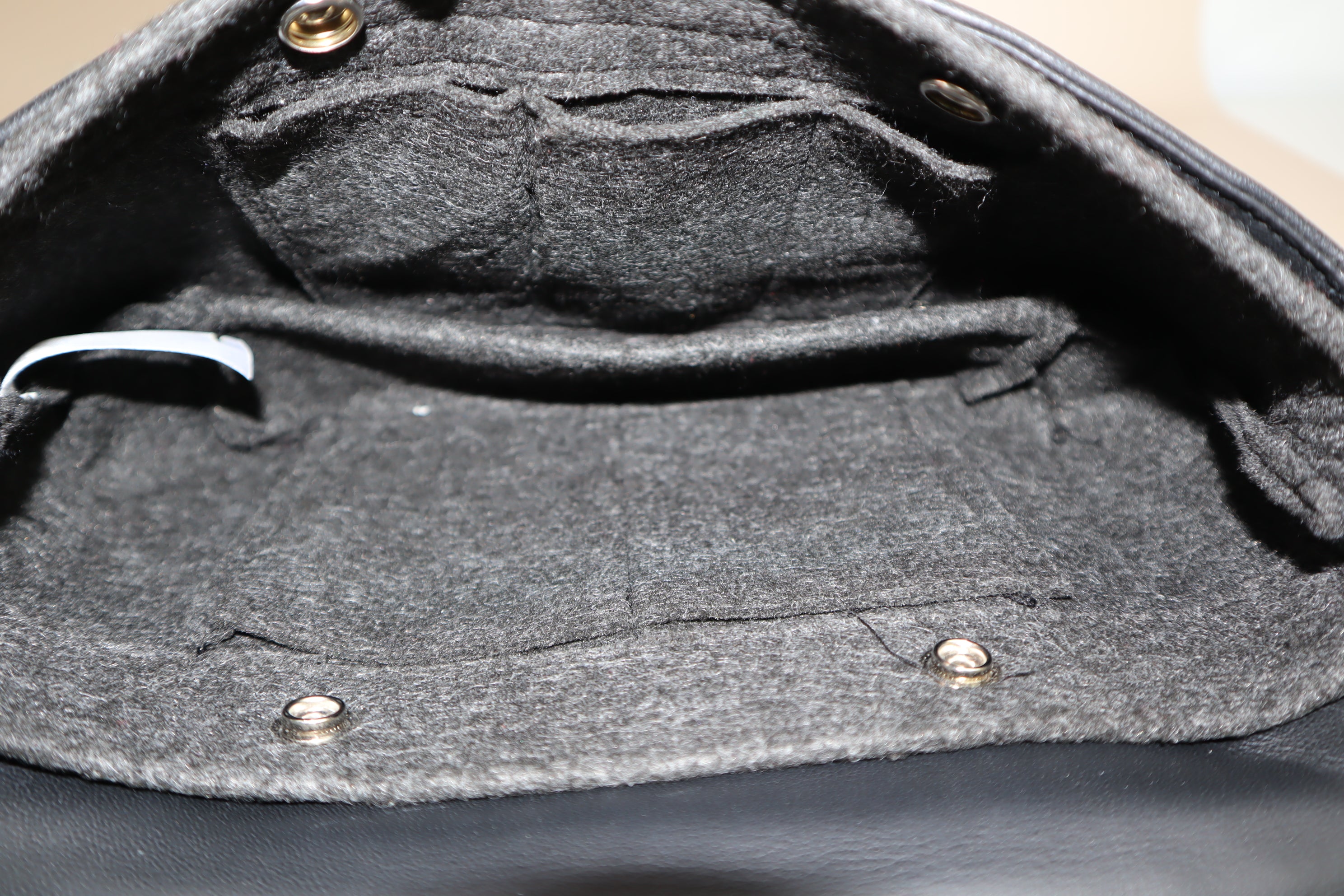 Fendi Black FF Baguette Shoulder Bag