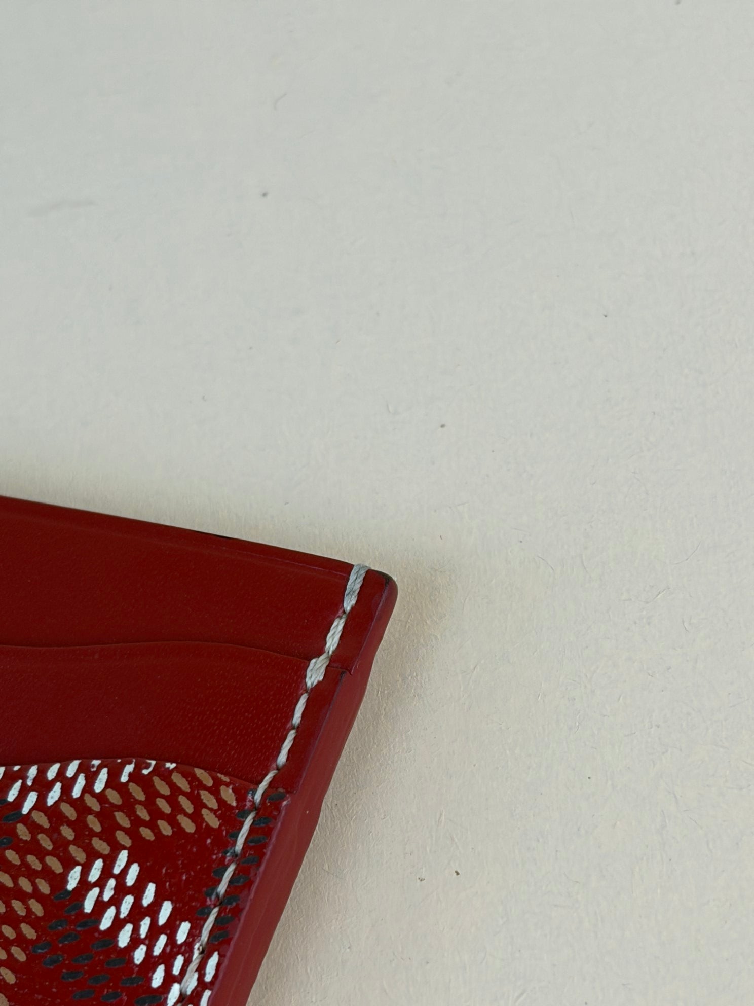 Goyard Red Saint Sulpice Card Holder