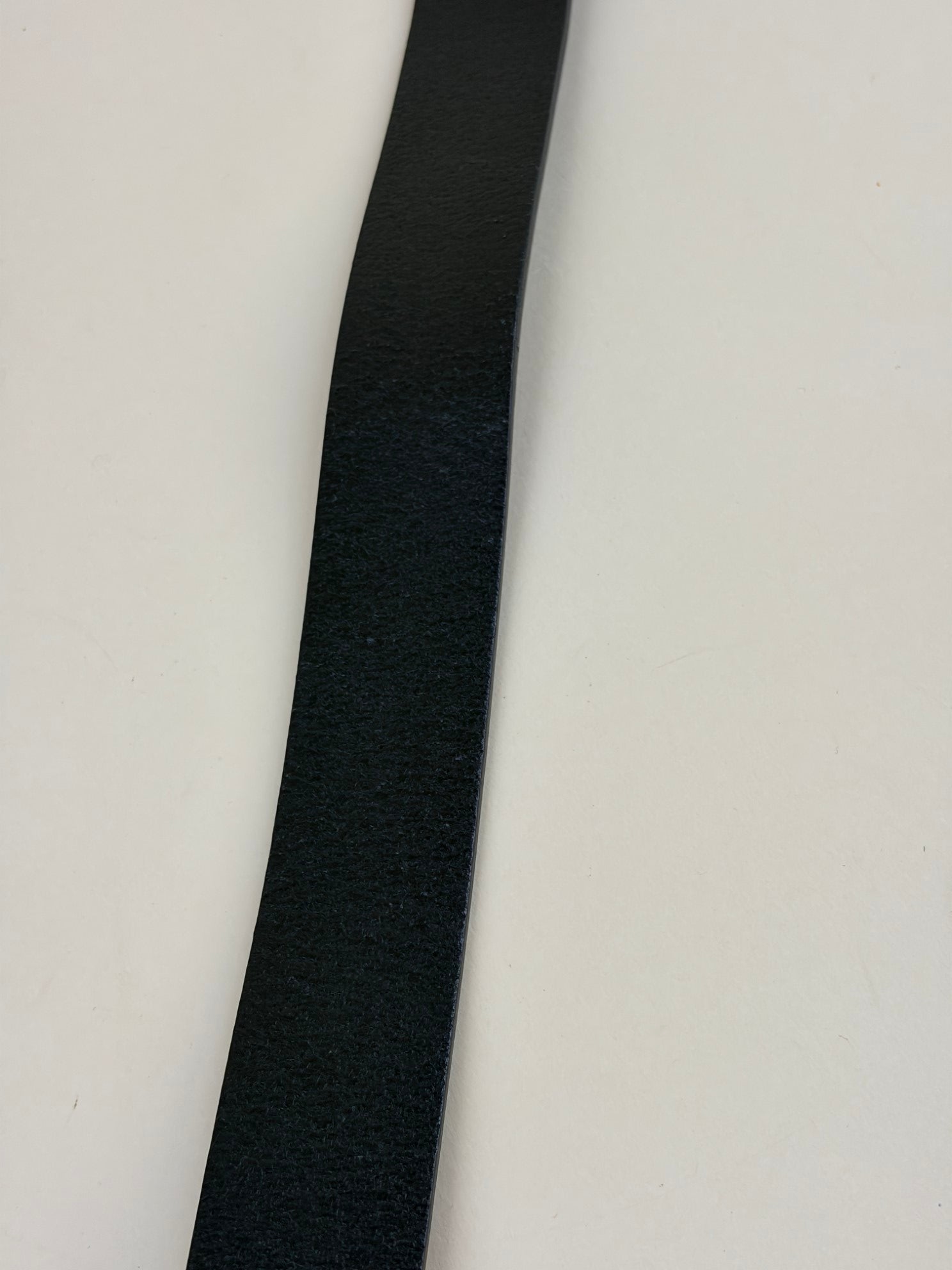 Dolce & Gabbana Black leather crown buckle bellt