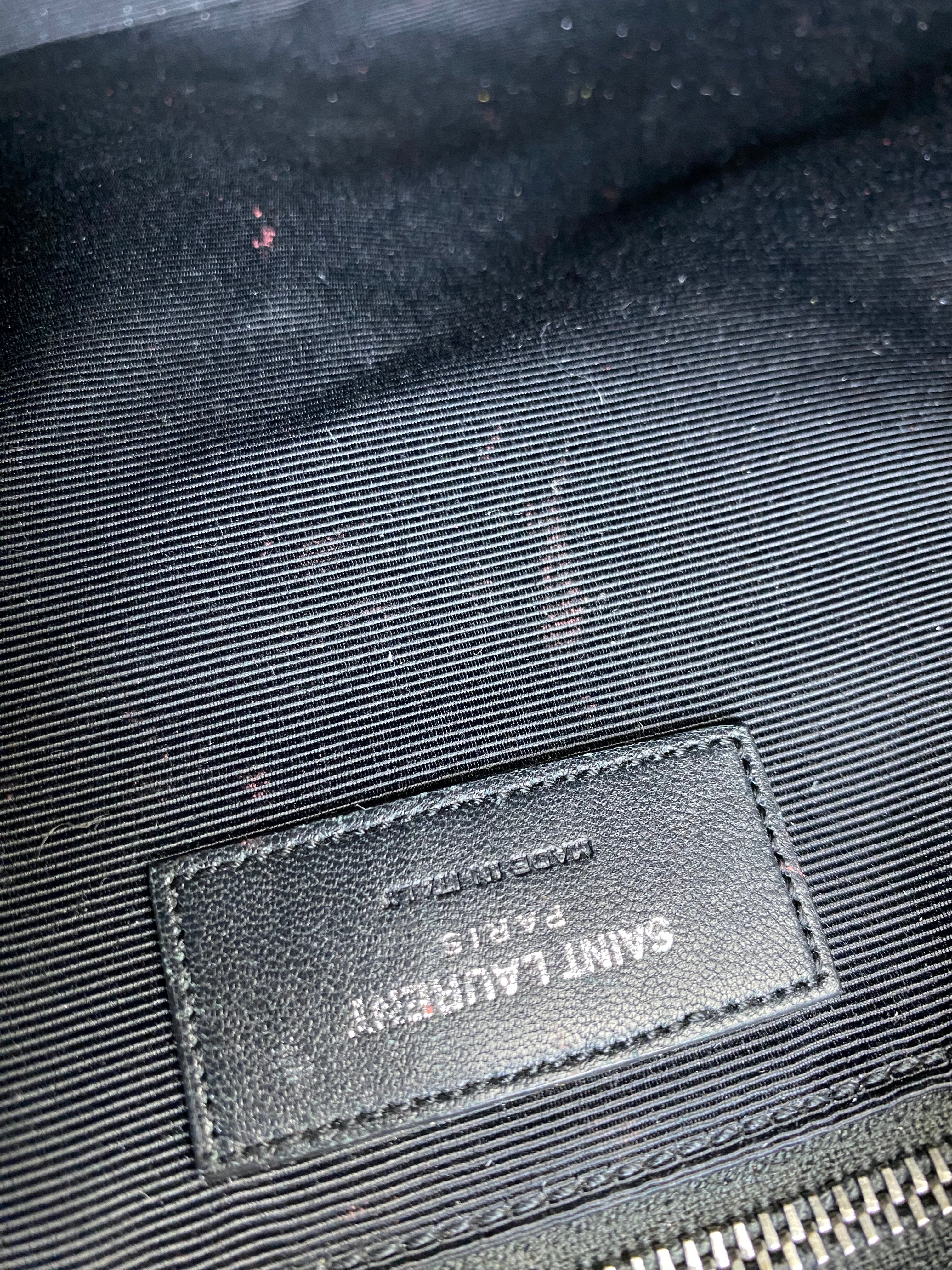 YSL Black Fringe Shopping Bag-handbag-YSL-The Closet Egypt