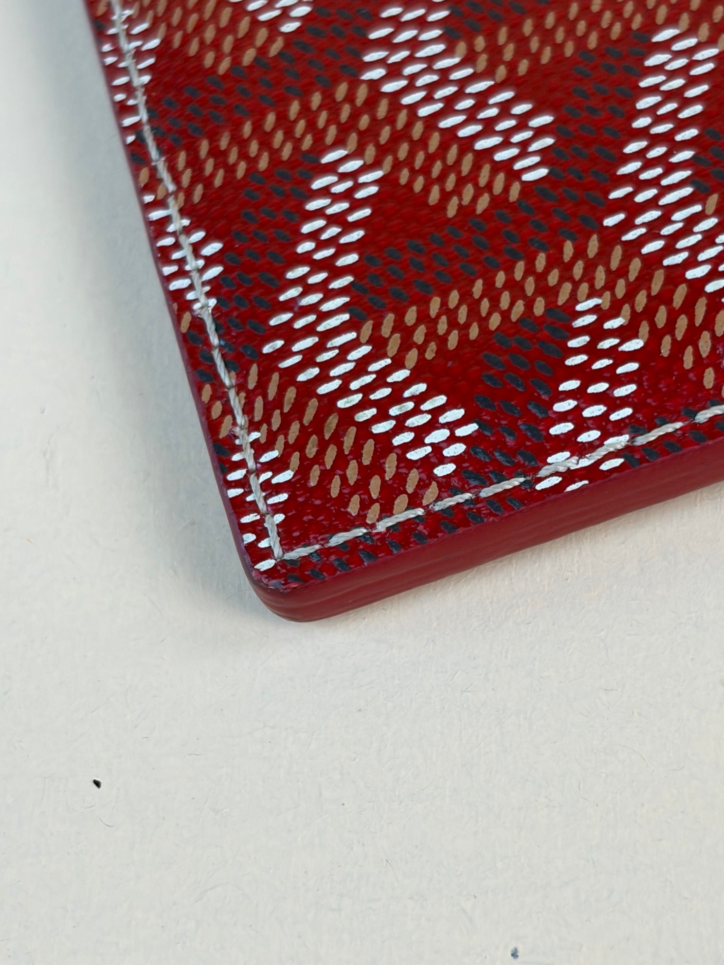 Goyard Red Saint Sulpice Card Holder