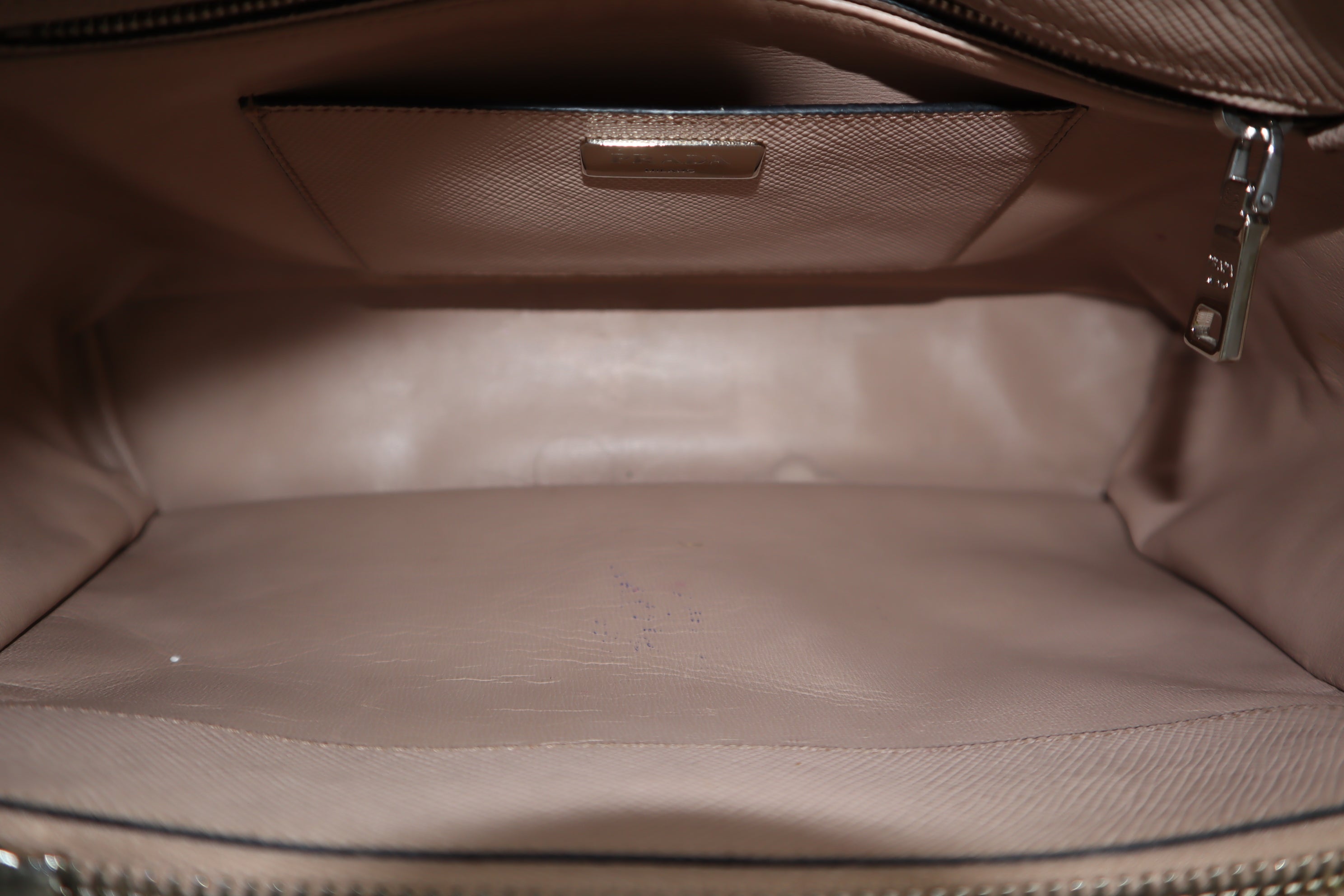 Prada Nude Twin Tote Bag