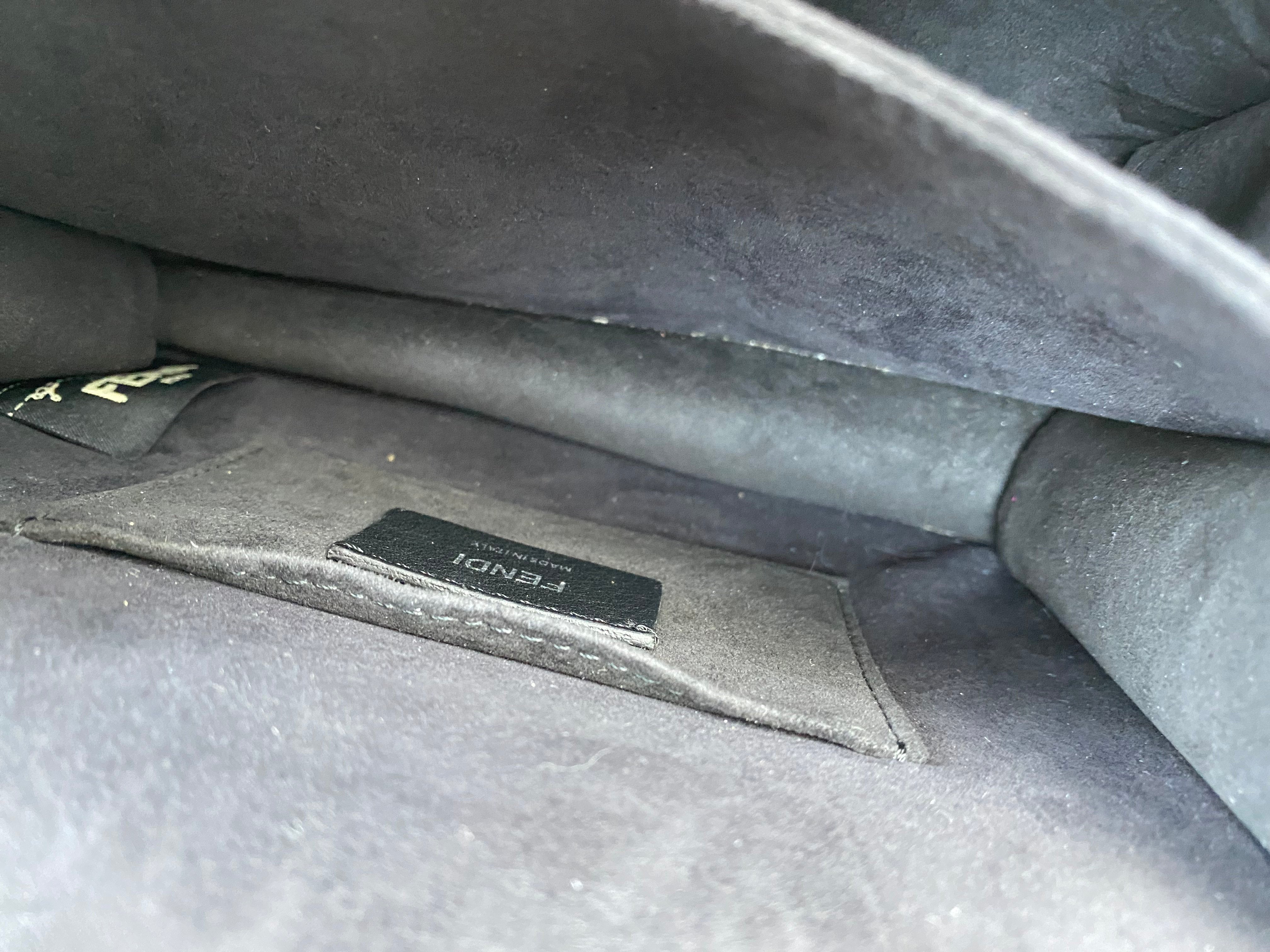 Fendi Black Mini Kan I Shoulder Bag-handbag-Fendi-The Closet Egypt