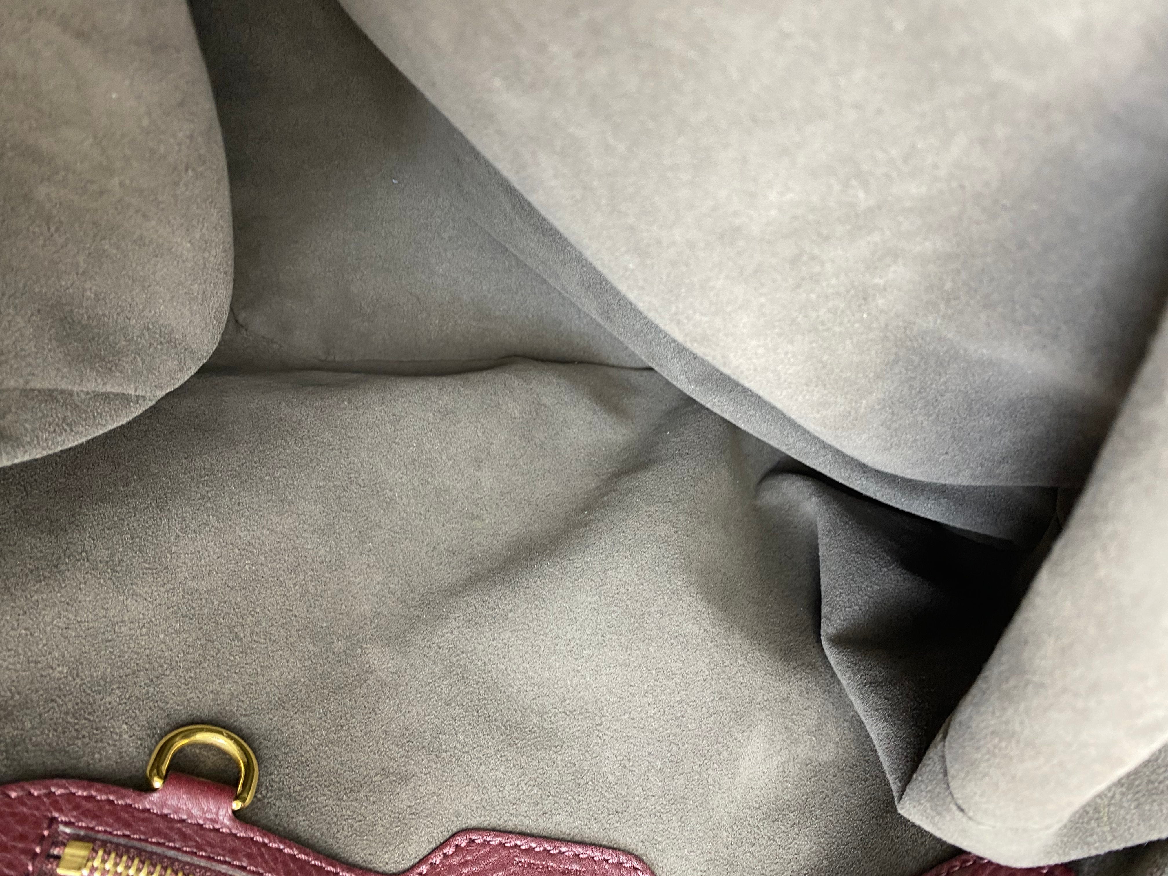Louis Vuitton Burgundy Mahina Bordeaux Mini Lin Shoulder Bag