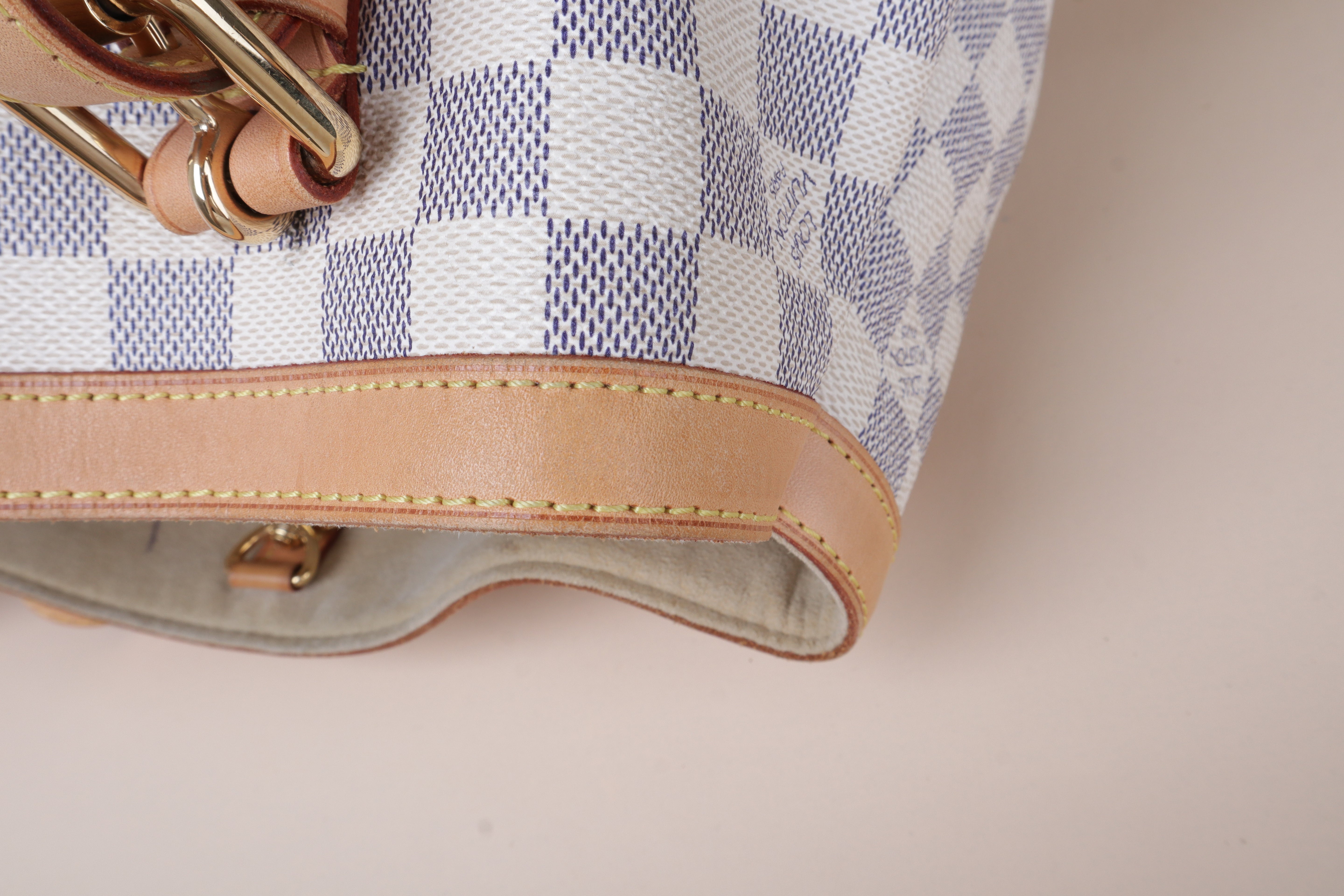 LOUIS VUITTON Damier Azur Hampstead shoulder bag