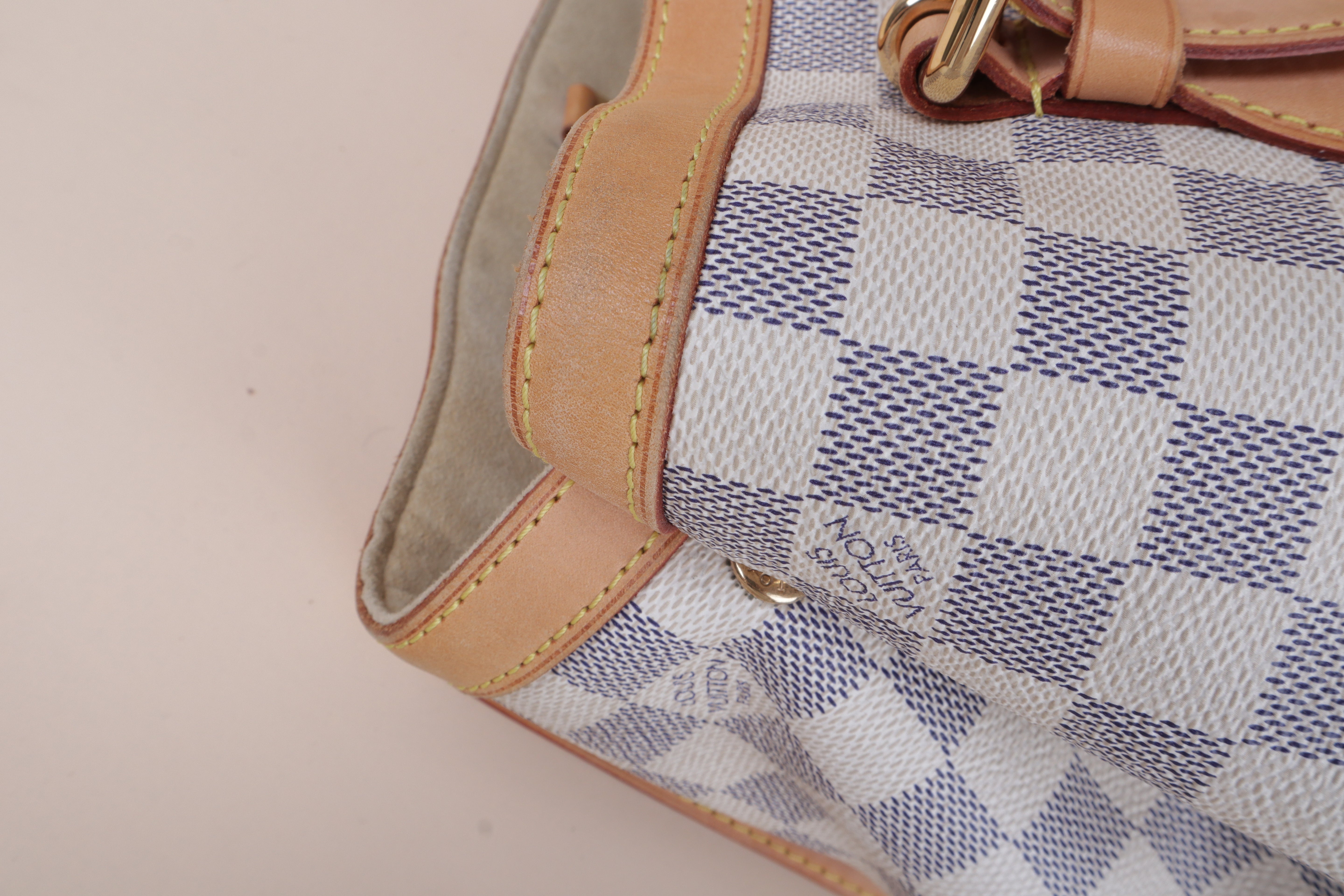LOUIS VUITTON Damier Azur Hampstead shoulder bag