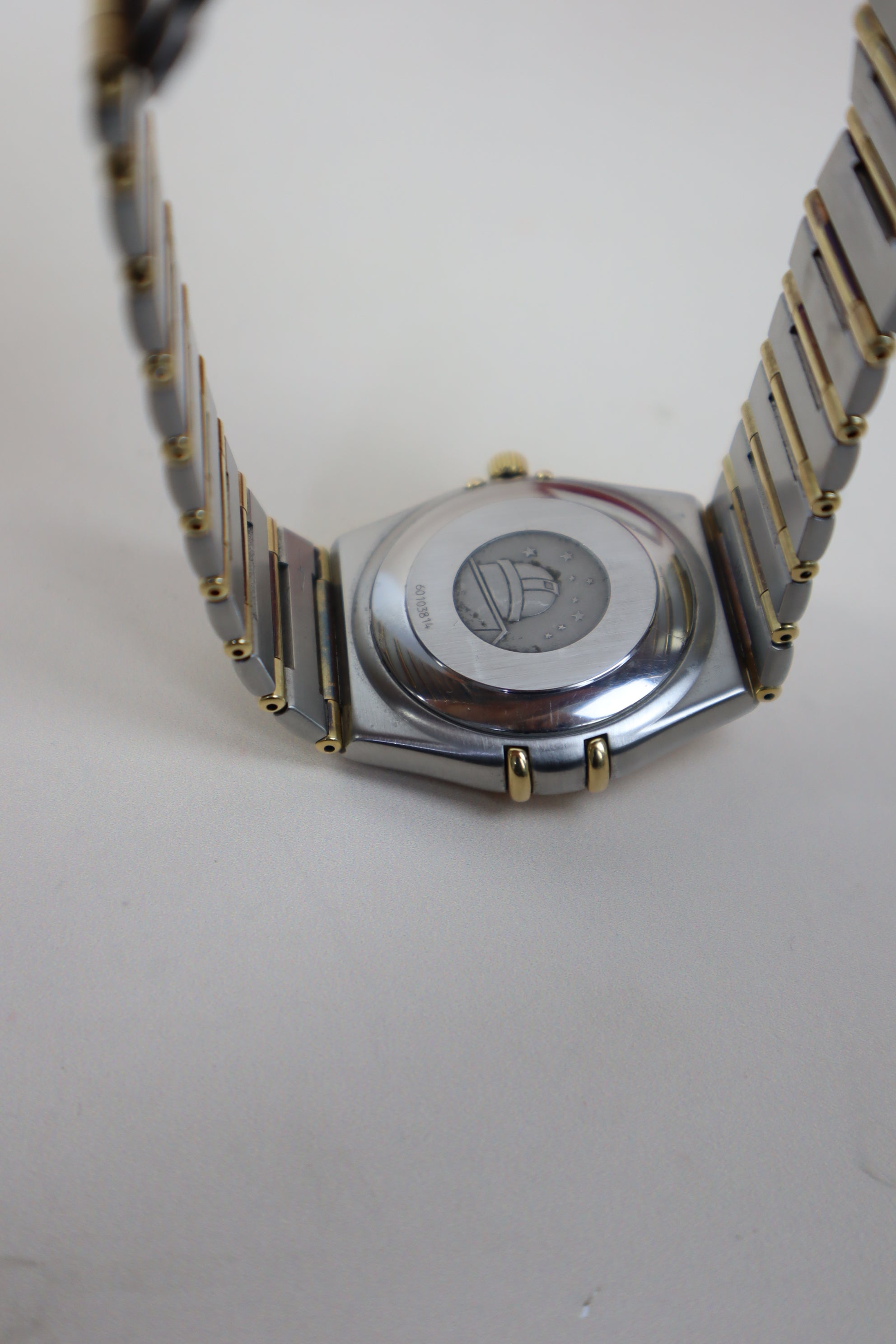 Omega 18K Yellow Gold Stainless Steel Constellation Automatic 34mm Watch