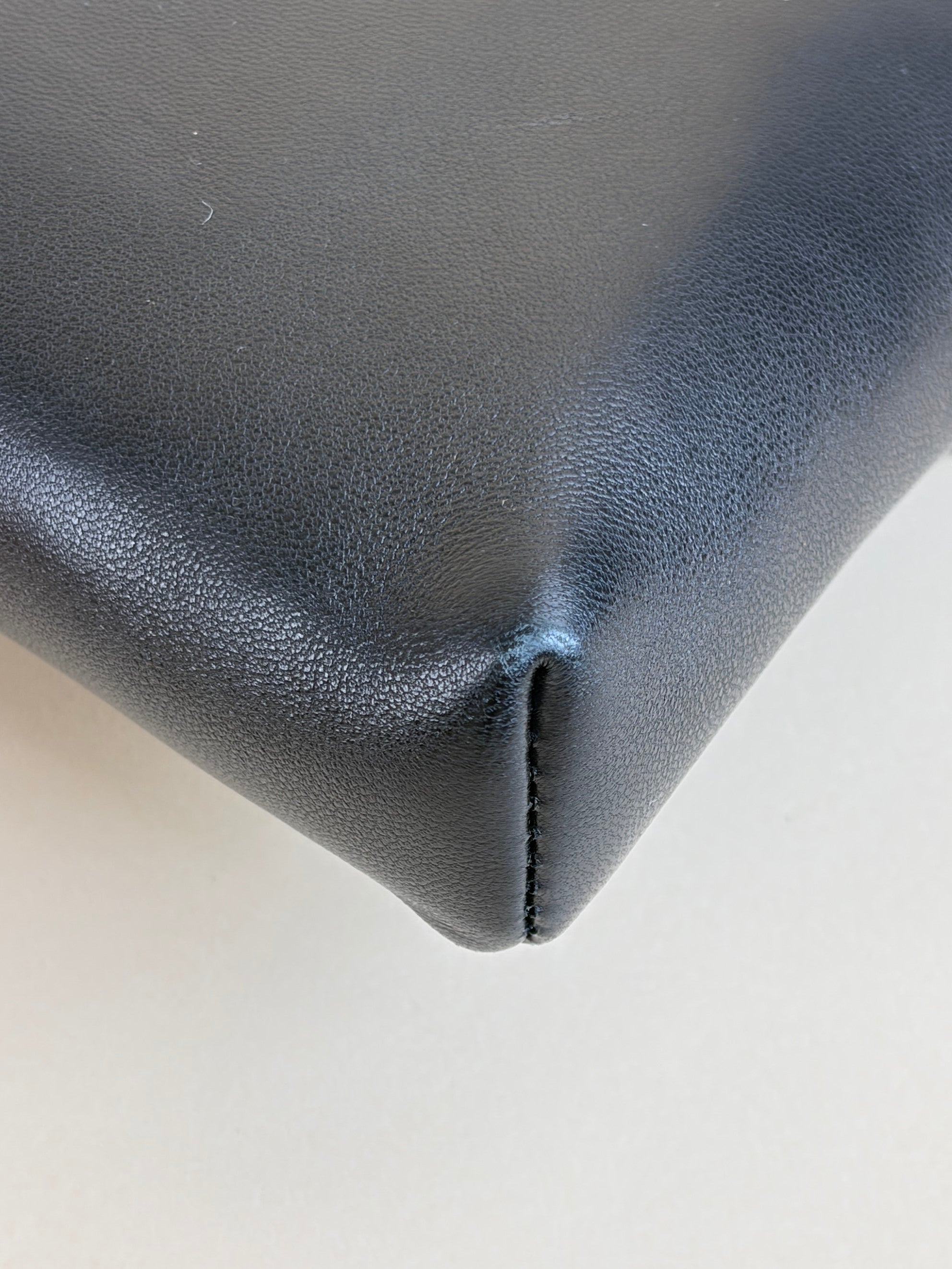 ysl black lambskin Cassandre small envelope pouch
