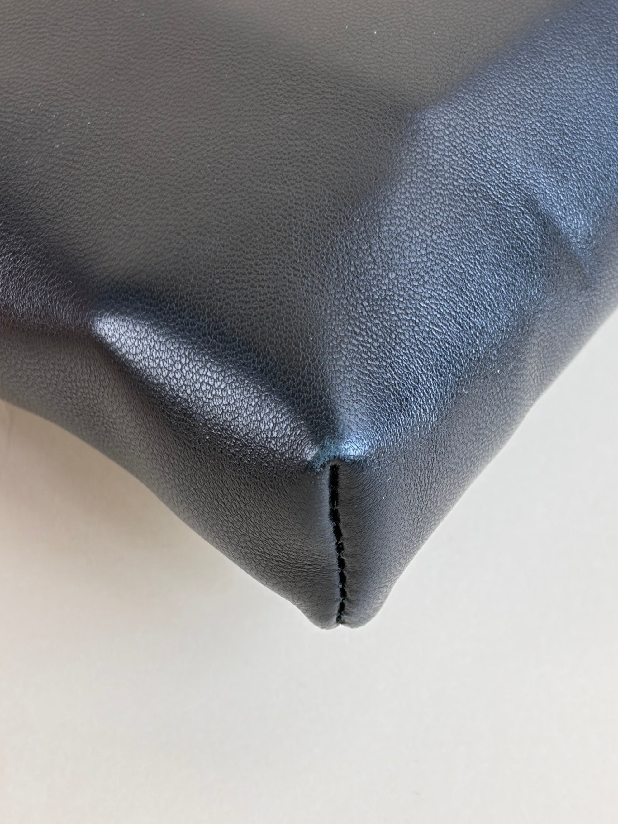 ysl black lambskin Cassandre small envelope pouch