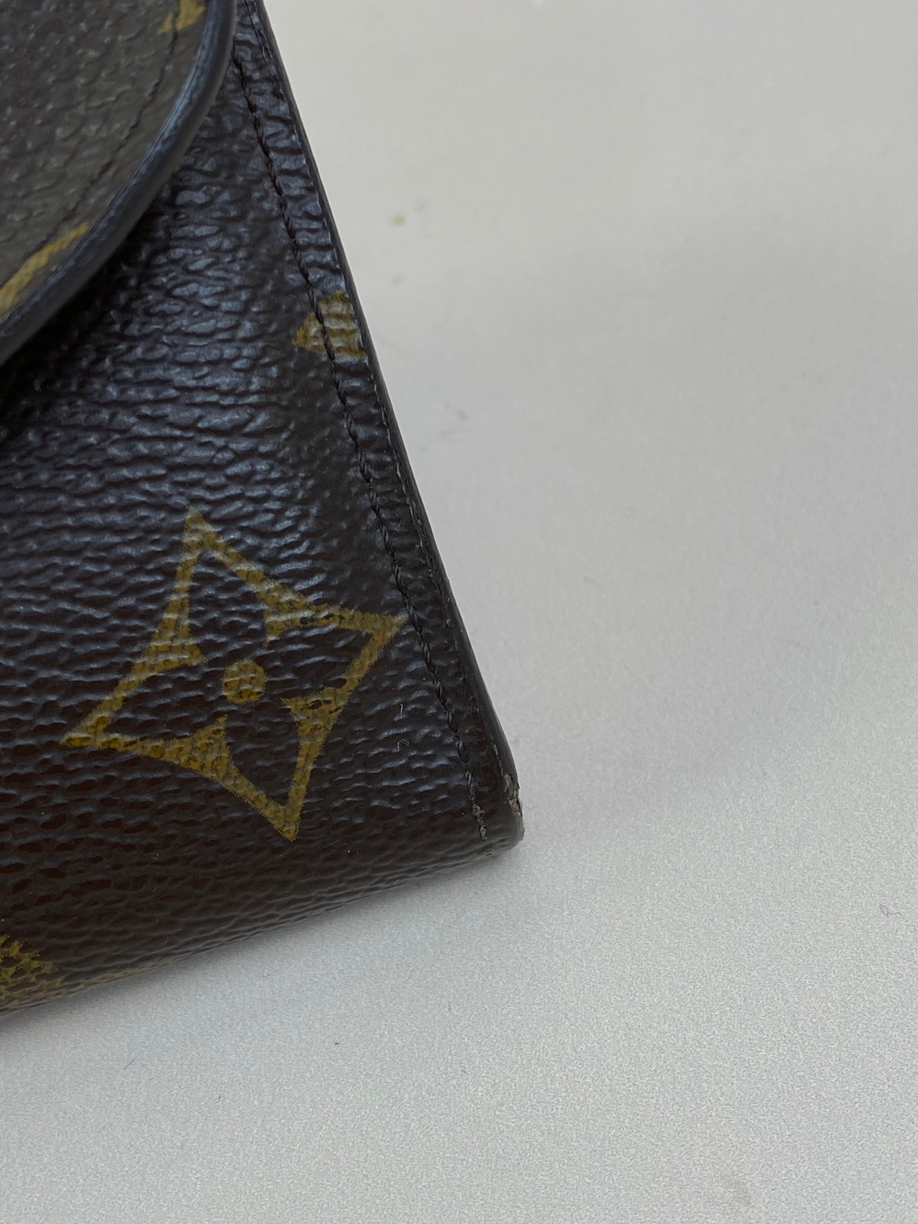 Louis Vuitton Brown Monogram Emilie Flap Wallet