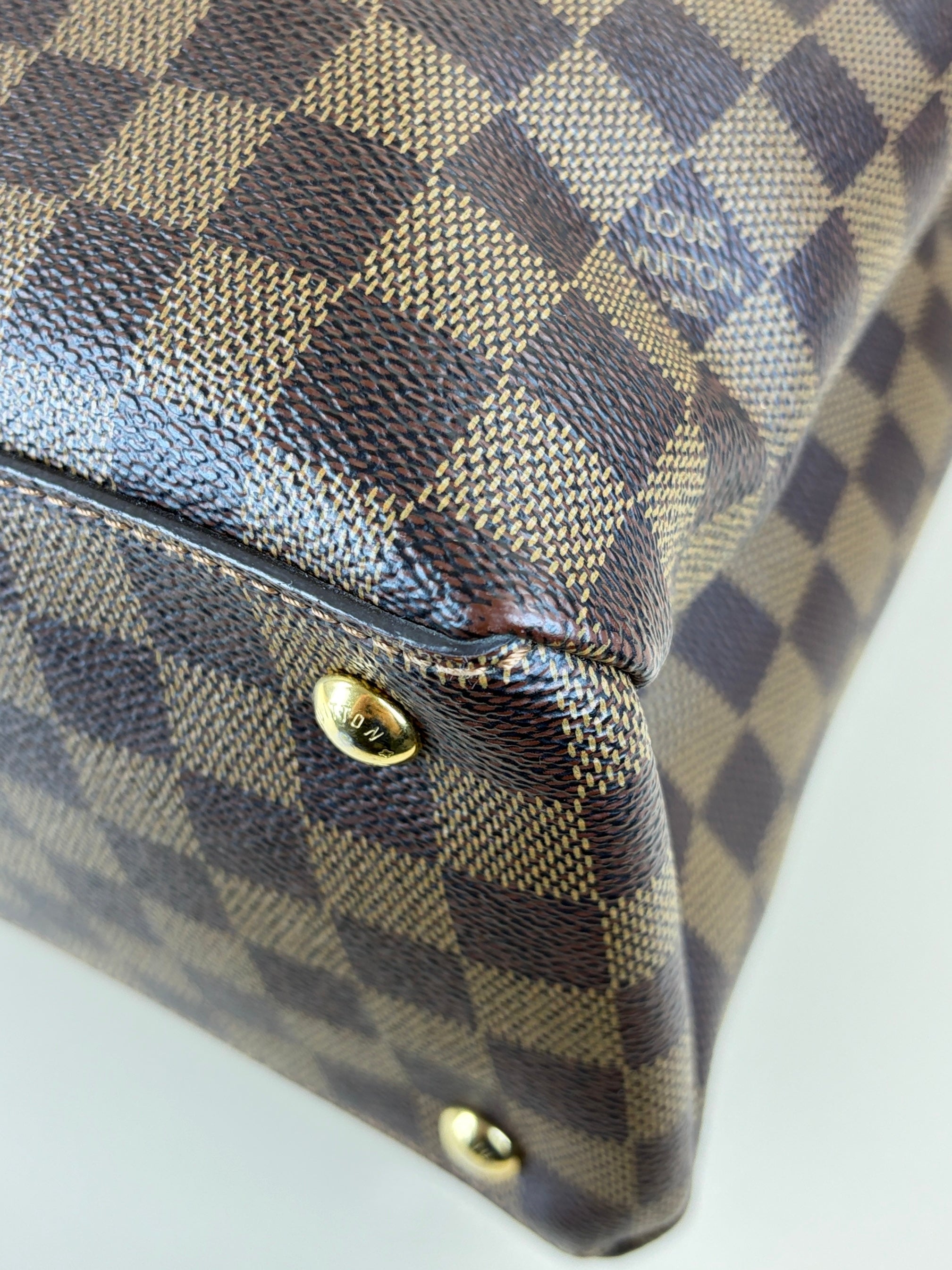 Louis Vuitton Damier Ebene Brown LV Riverside Tote Bag