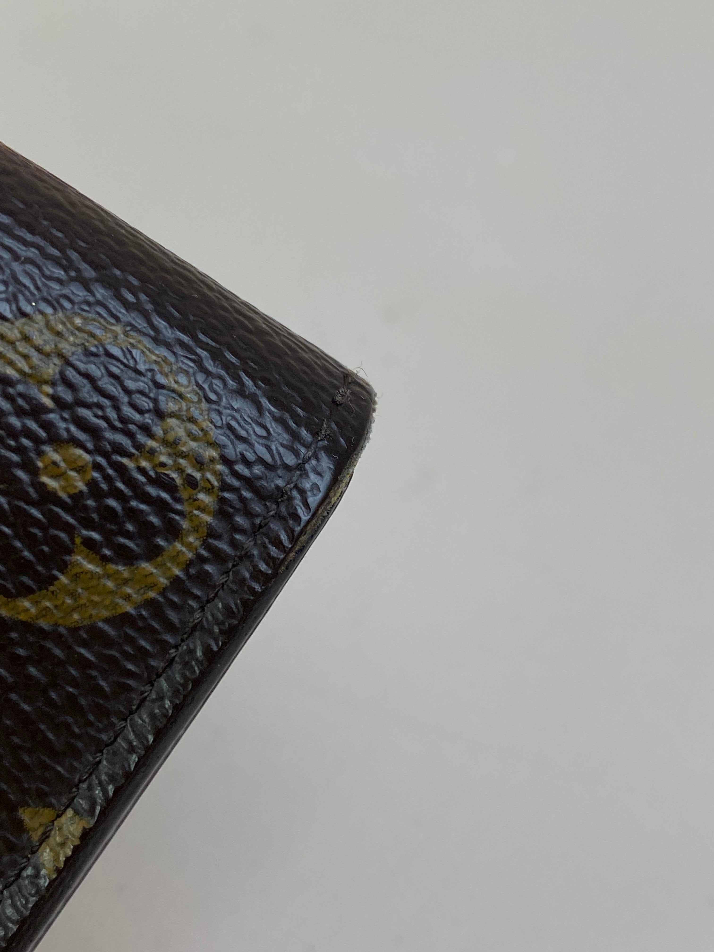 Louis Vuitton Brown Monogram Emilie Flap Wallet