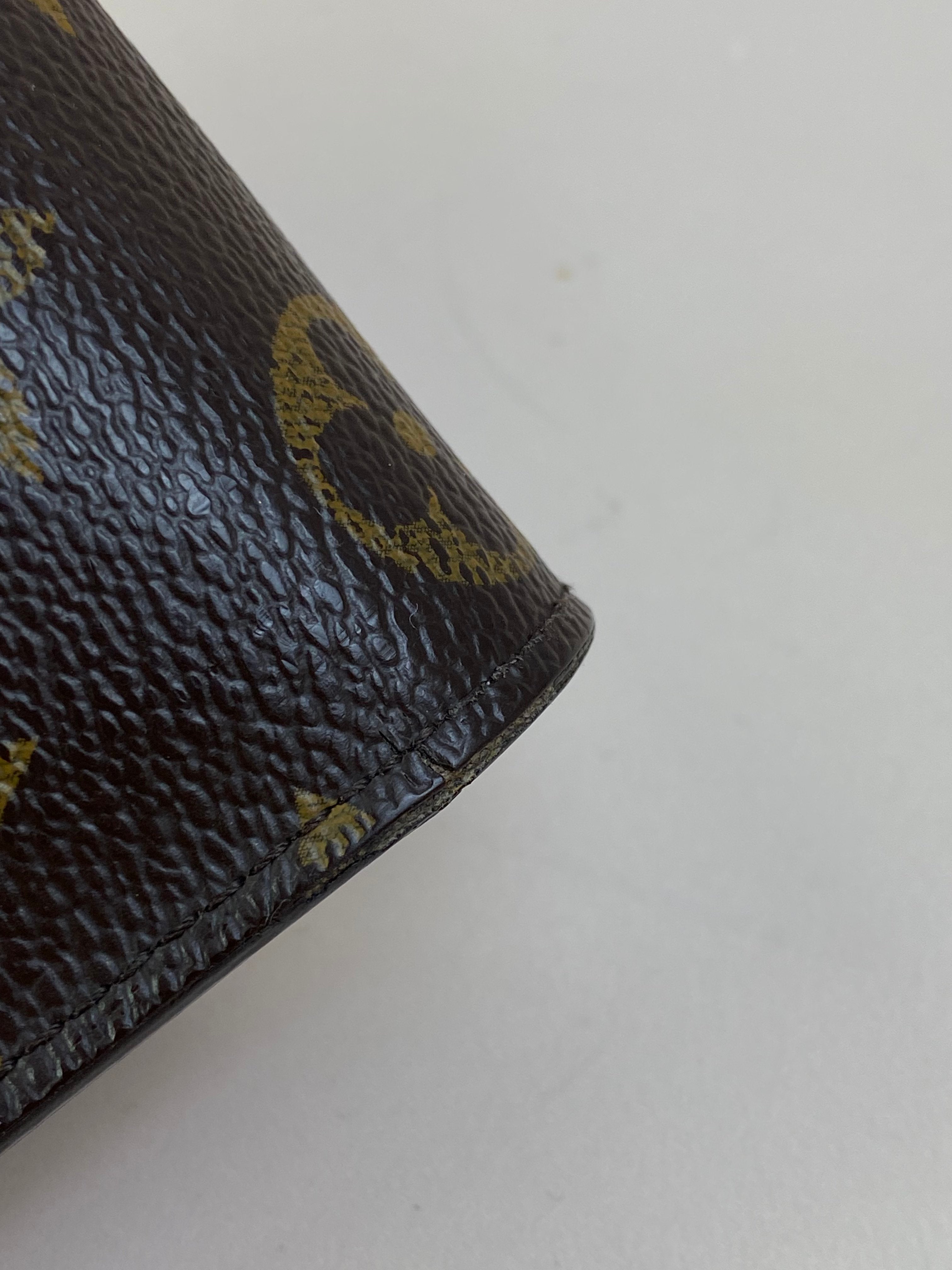Louis Vuitton Brown Monogram Emilie Flap Wallet