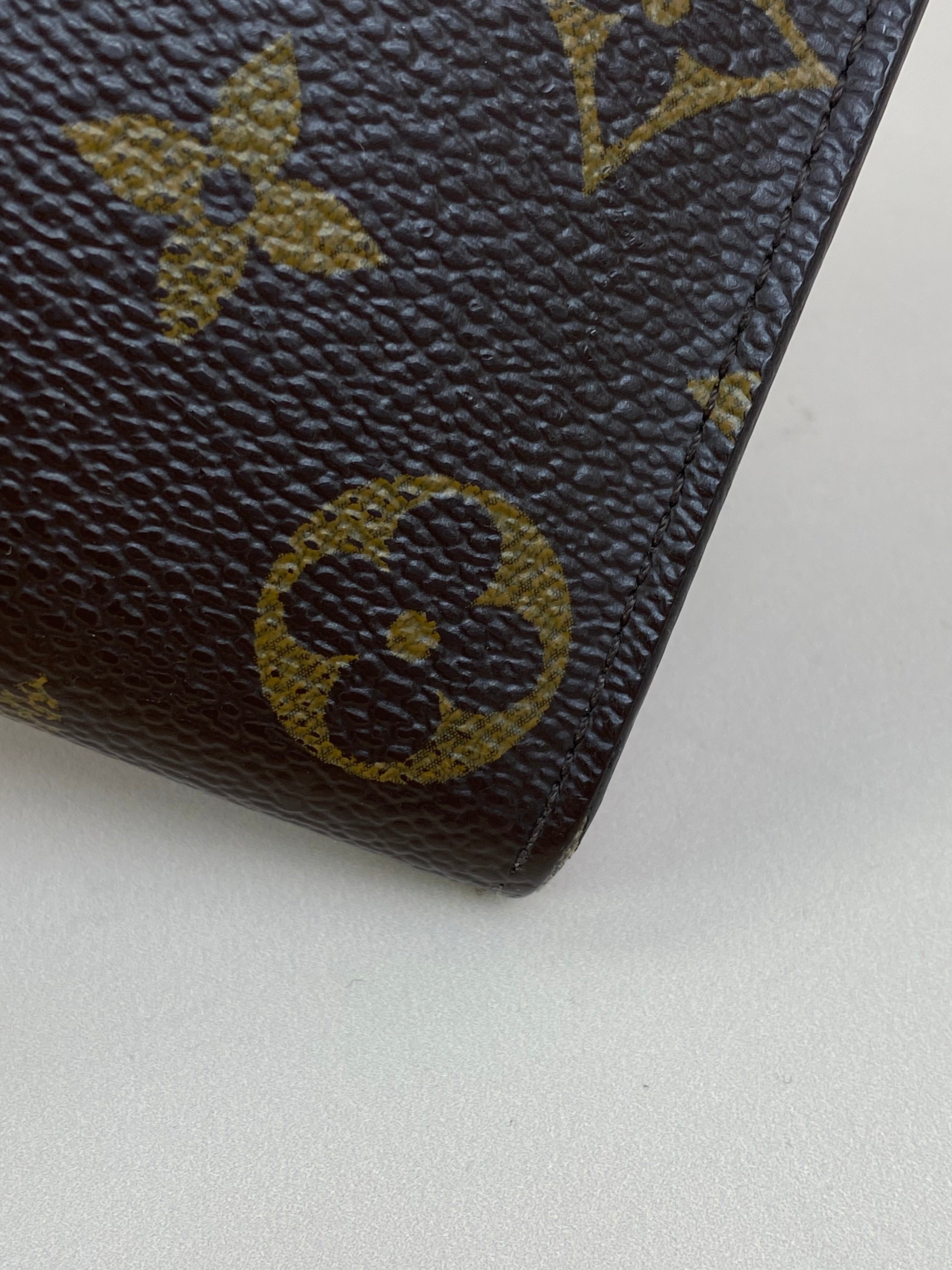 Louis Vuitton Brown Monogram Emilie Flap Wallet