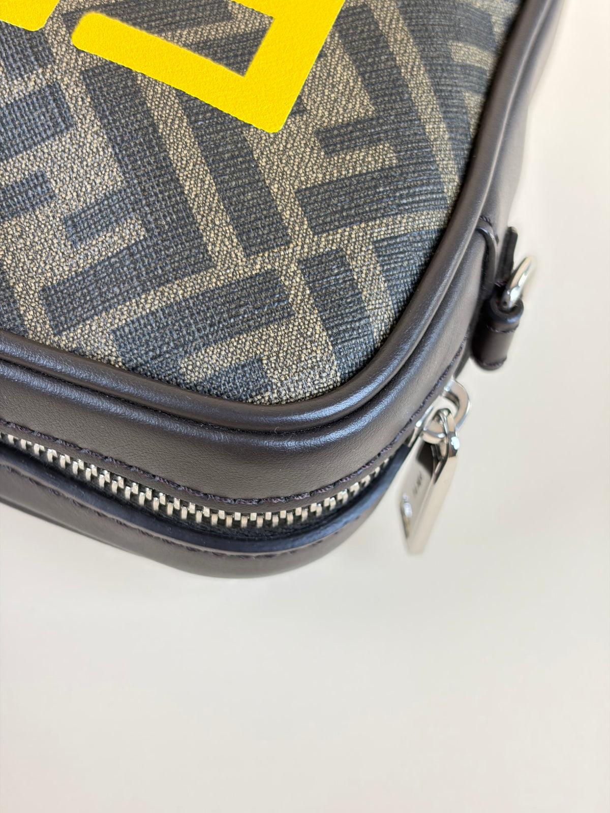 Fendi camera case medium ff yellow Fendi logo bumbag