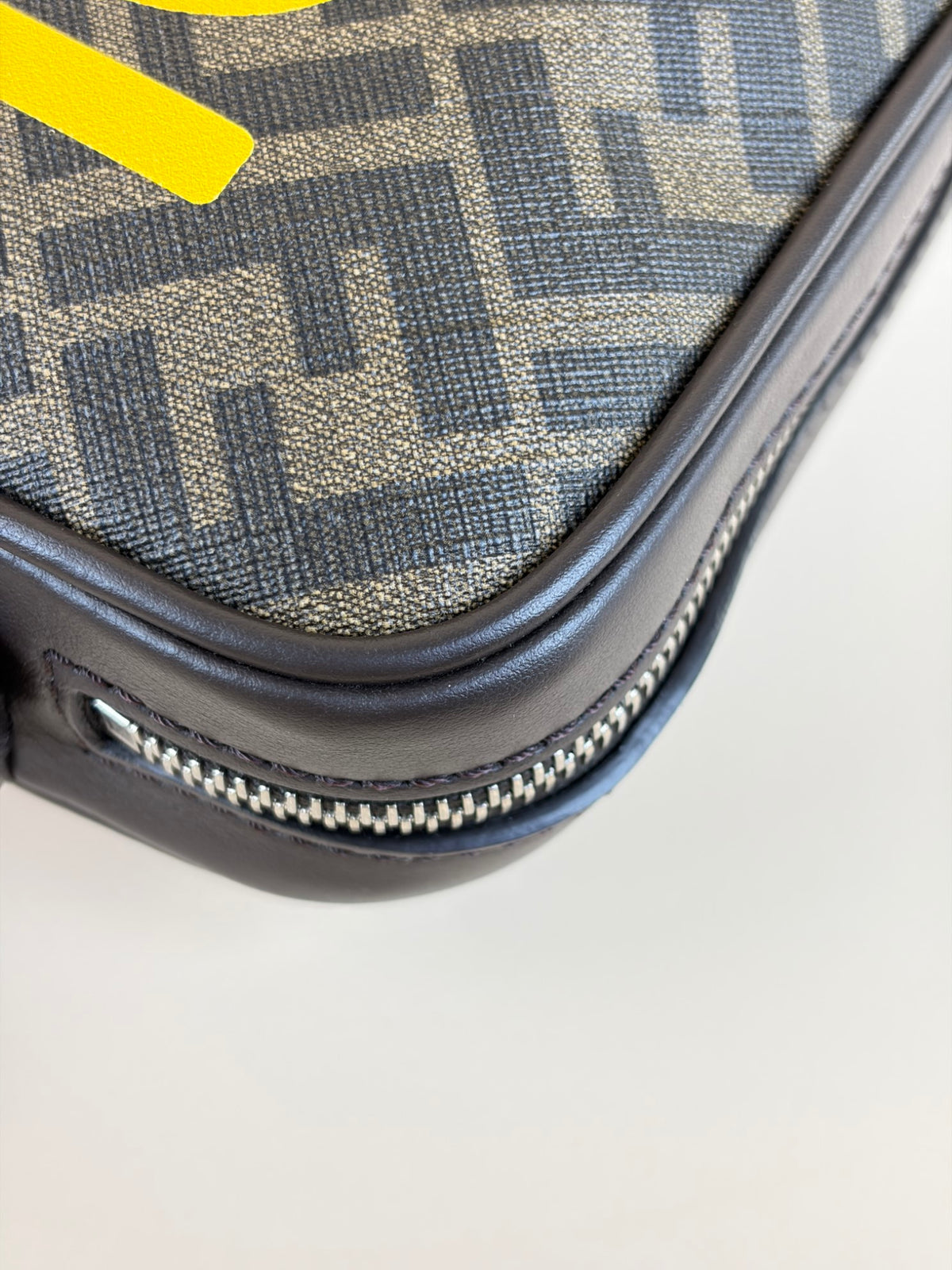 Fendi camera case medium ff yellow Fendi logo bumbag