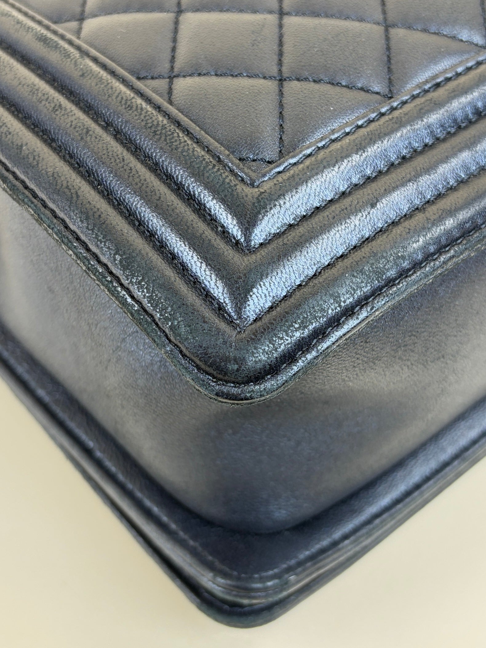 Chanel Black Classic Quilted New Medium Boy Flap Bag