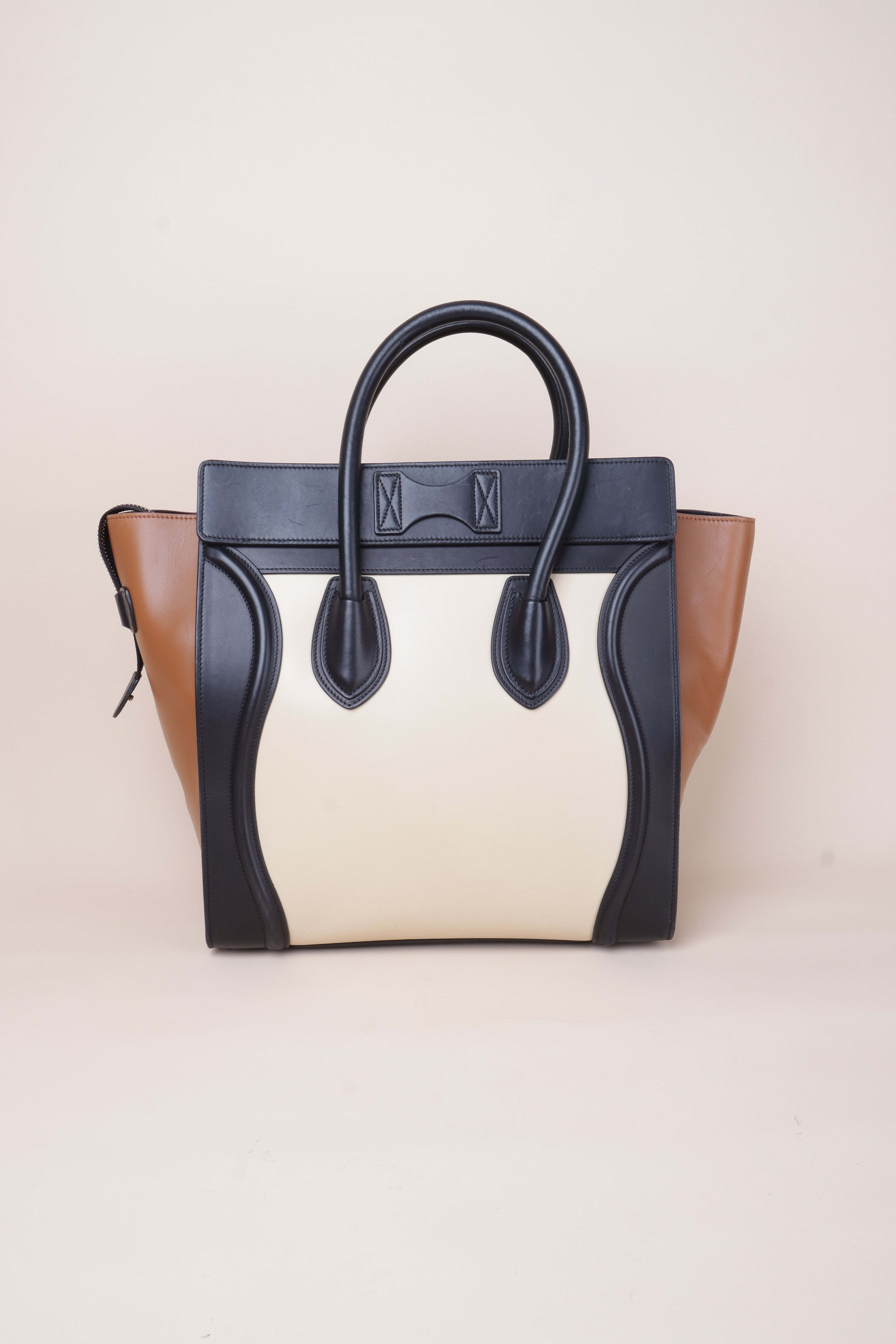 Celine mini luggage tote bag multi color