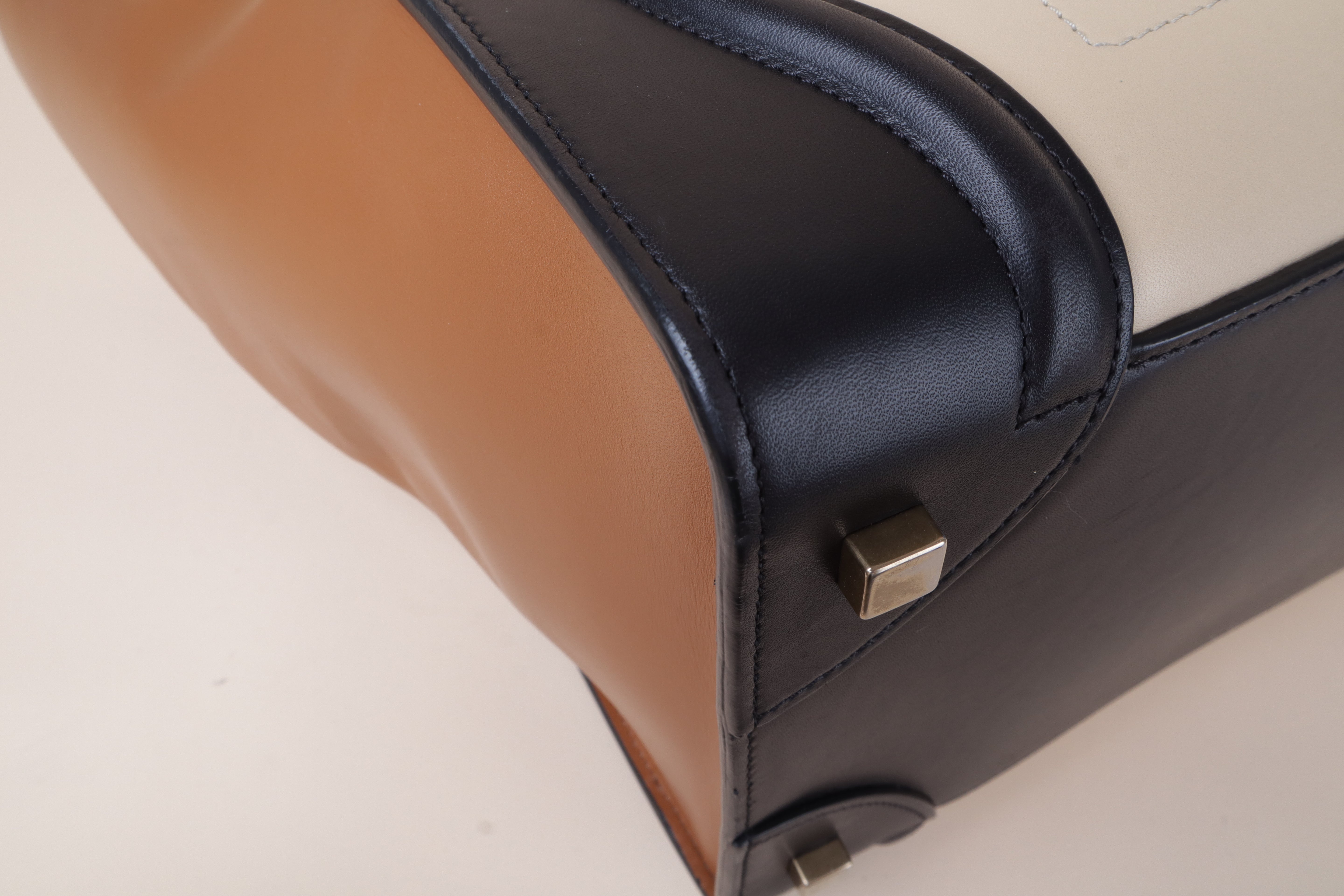 Celine mini luggage tote bag multi color