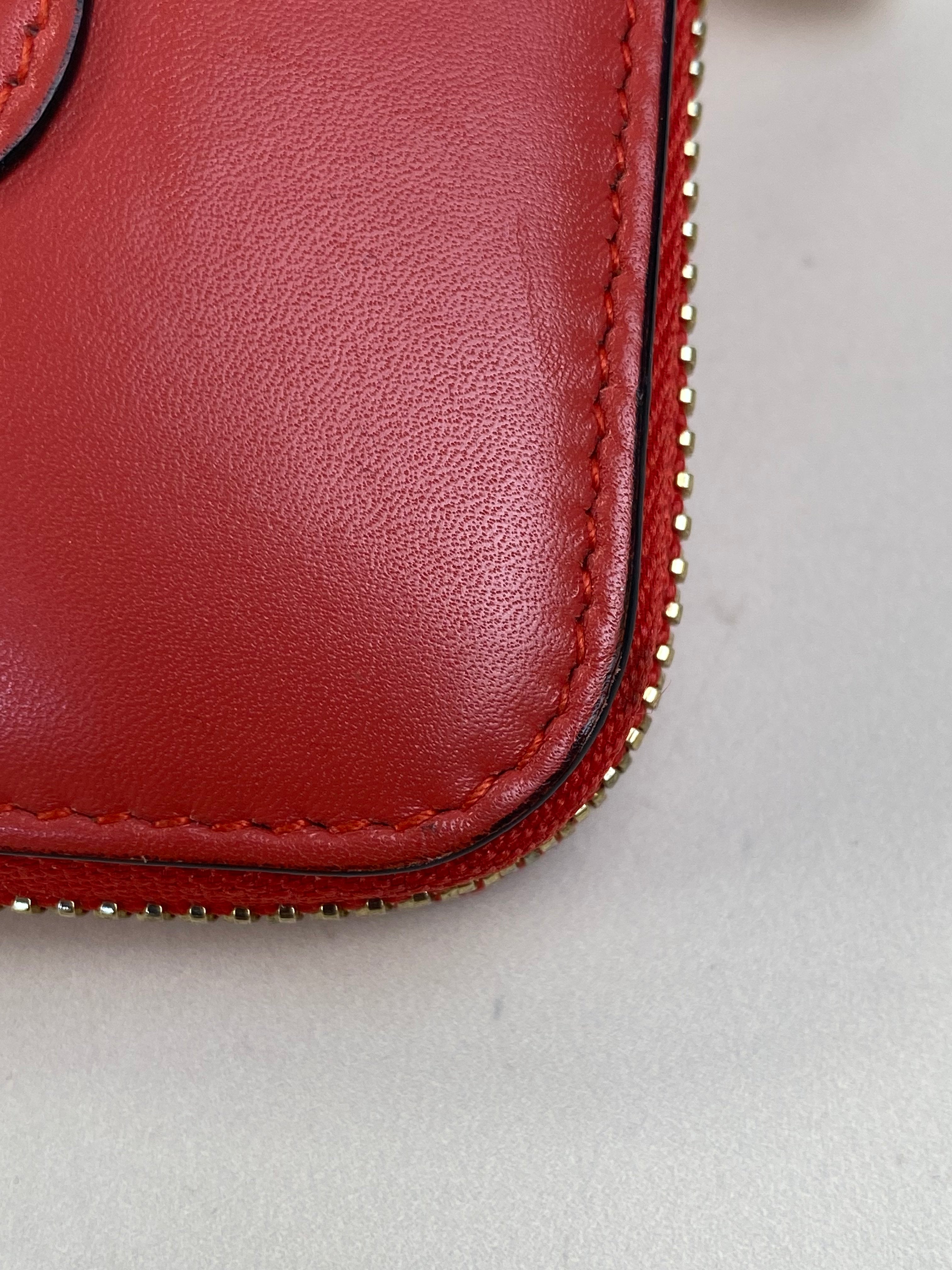 Bvlgari Red Serpenti Round Zip Long Wallet-Wallet-Bvlgari-The Closet Egypt