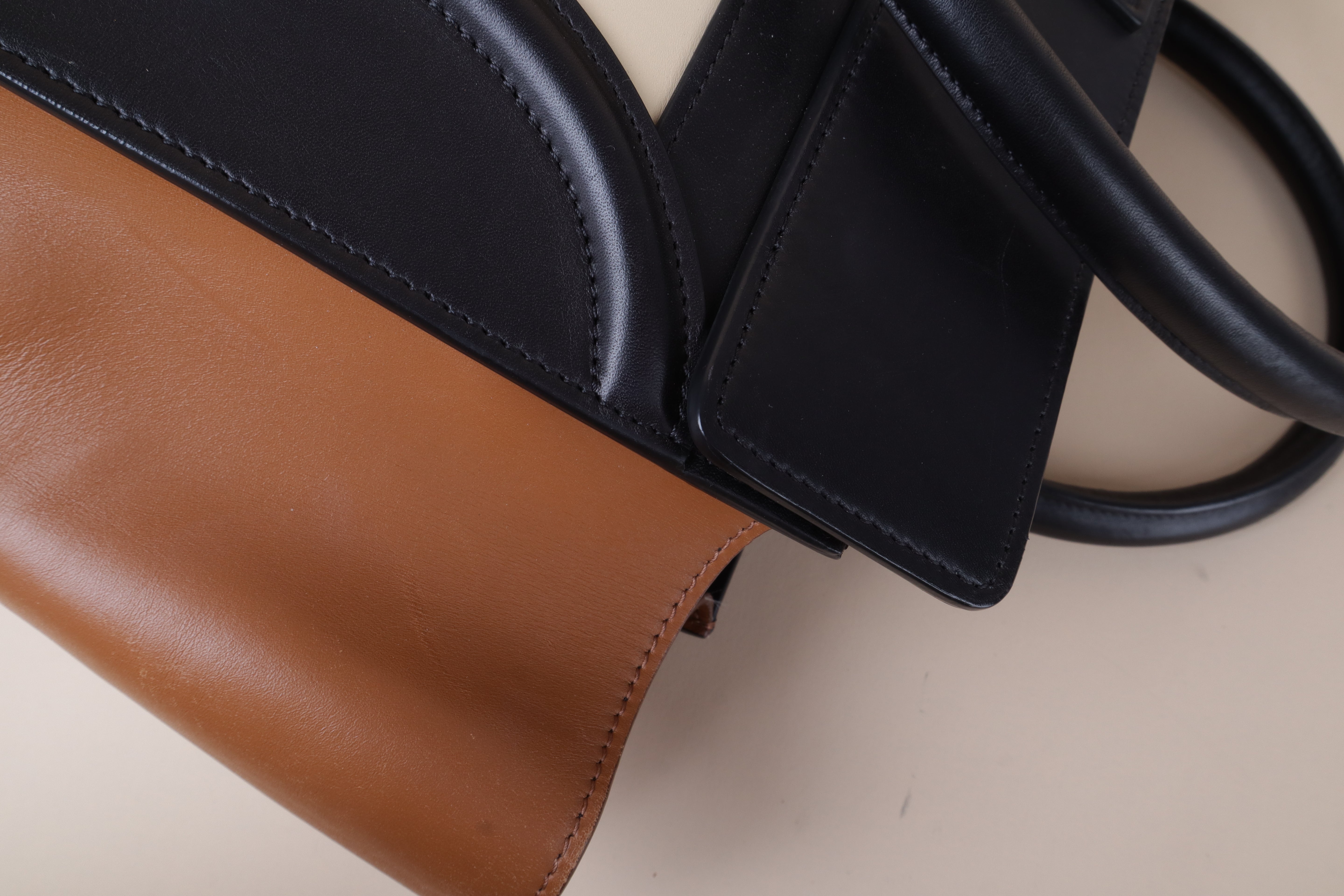 Celine mini luggage tote bag multi color