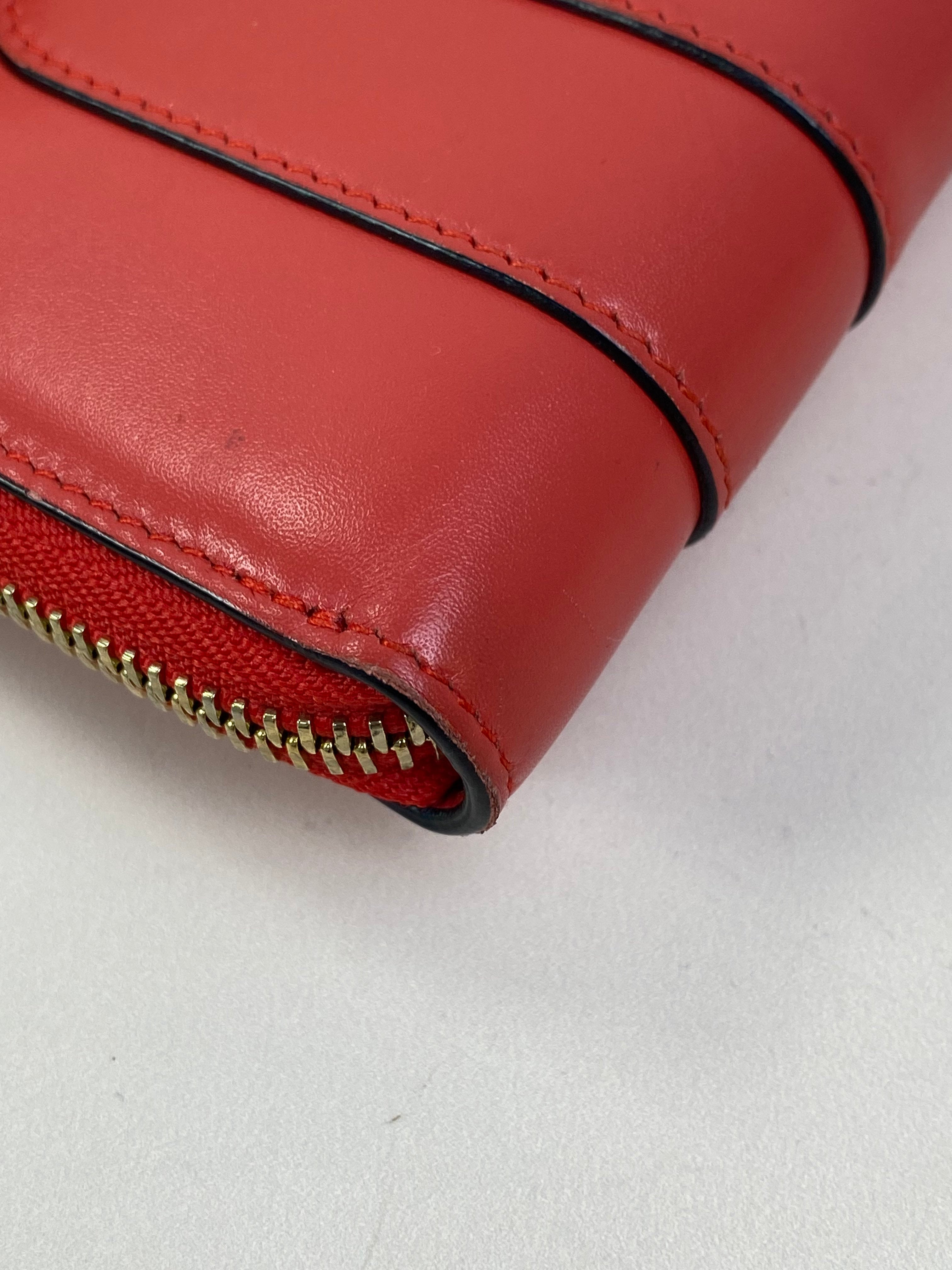 Bvlgari Red Serpenti Round Zip Long Wallet-Wallet-Bvlgari-The Closet Egypt