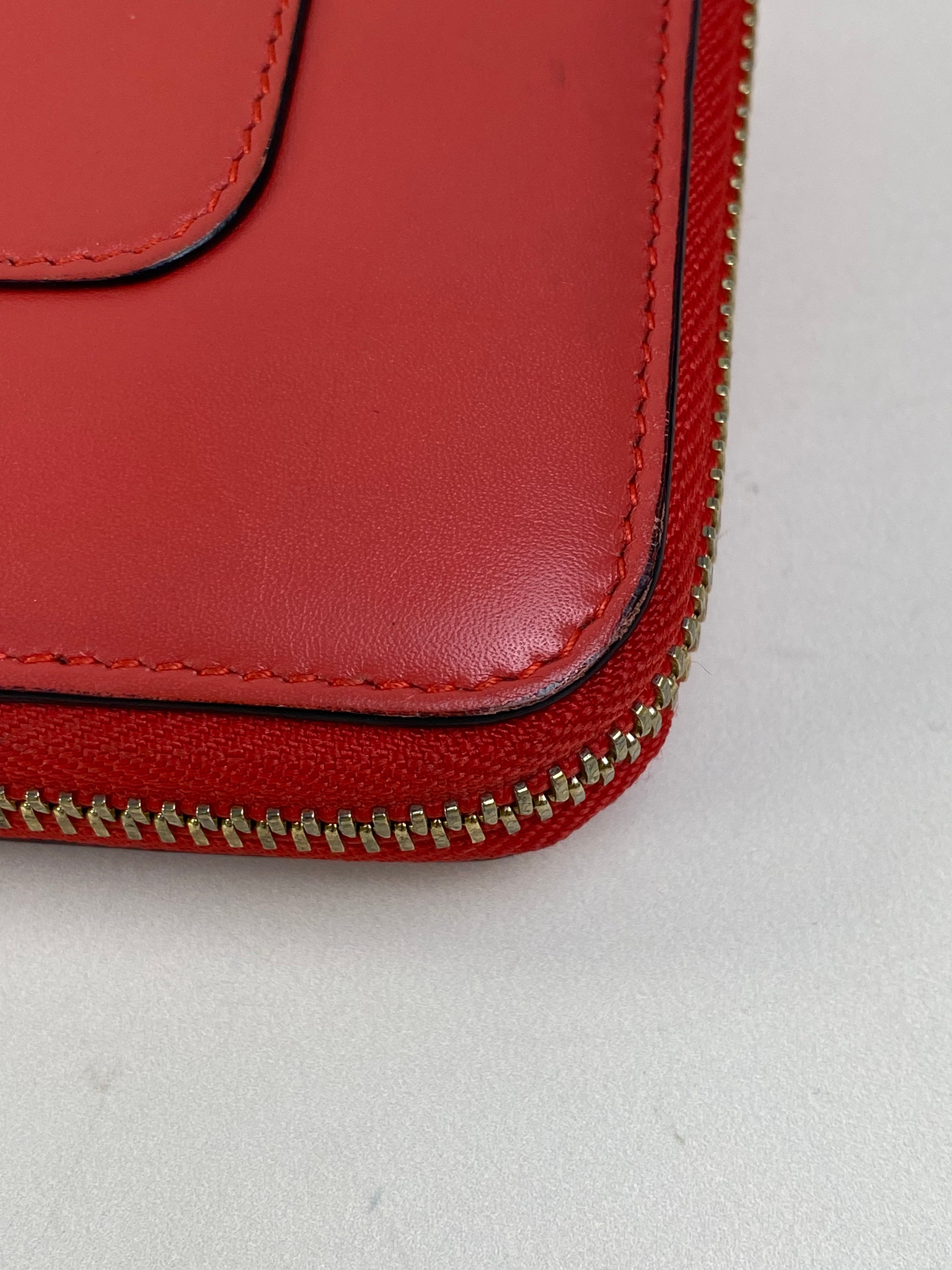 Bvlgari Red Serpenti Round Zip Long Wallet-Wallet-Bvlgari-The Closet Egypt