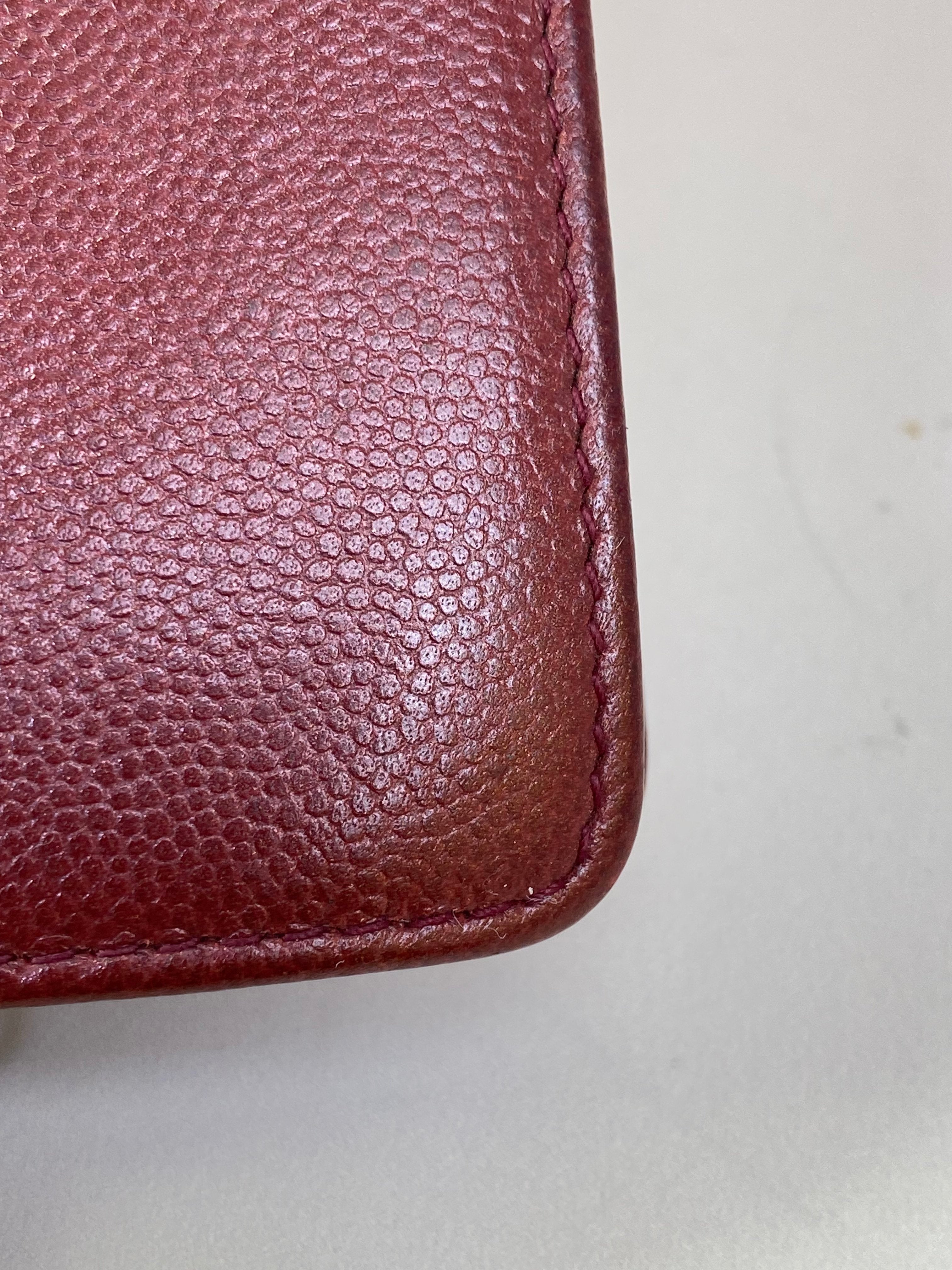 Chanel Red Fold Long Wallet