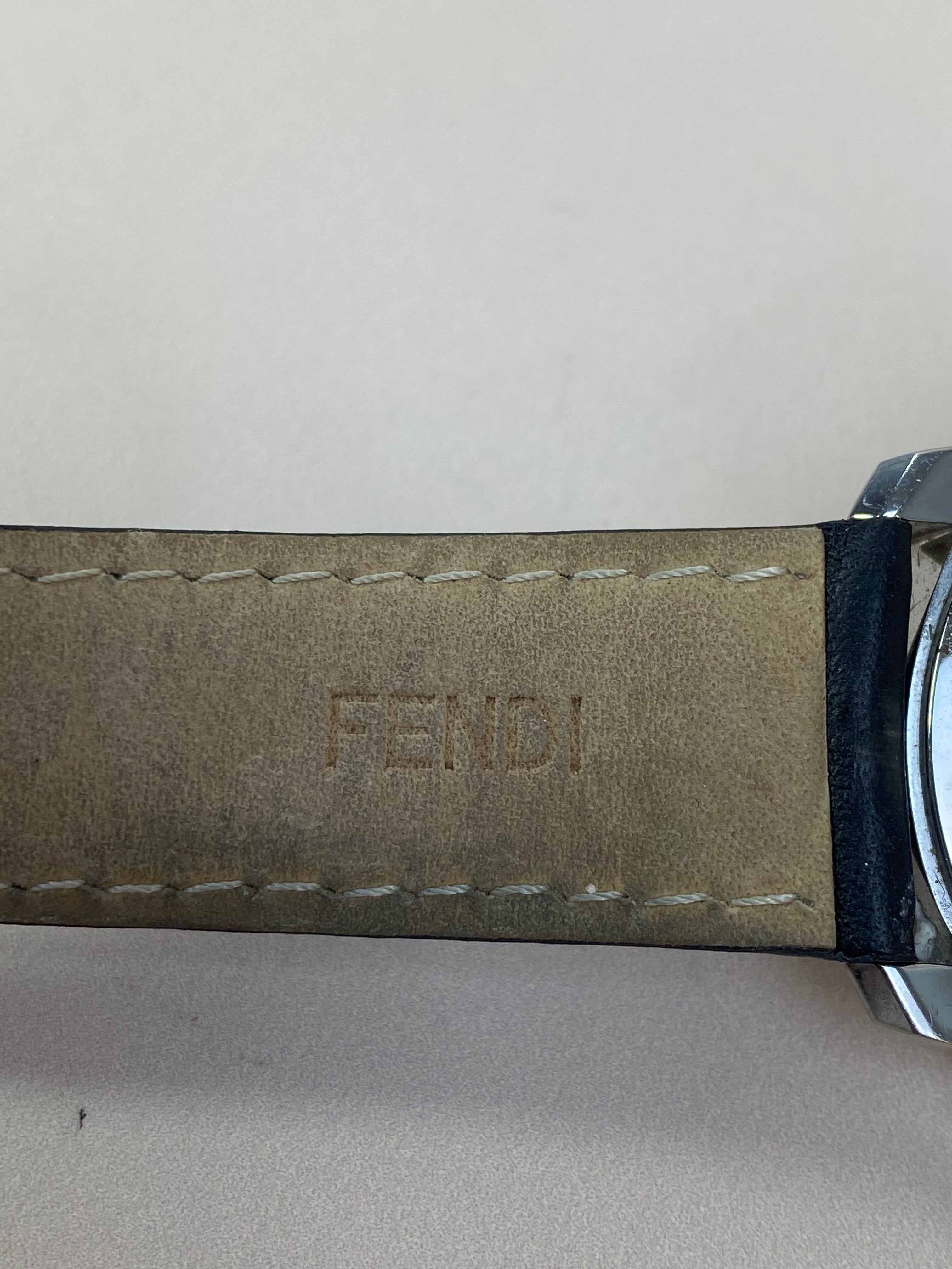Fendi Black Runaway 40mm Watch
