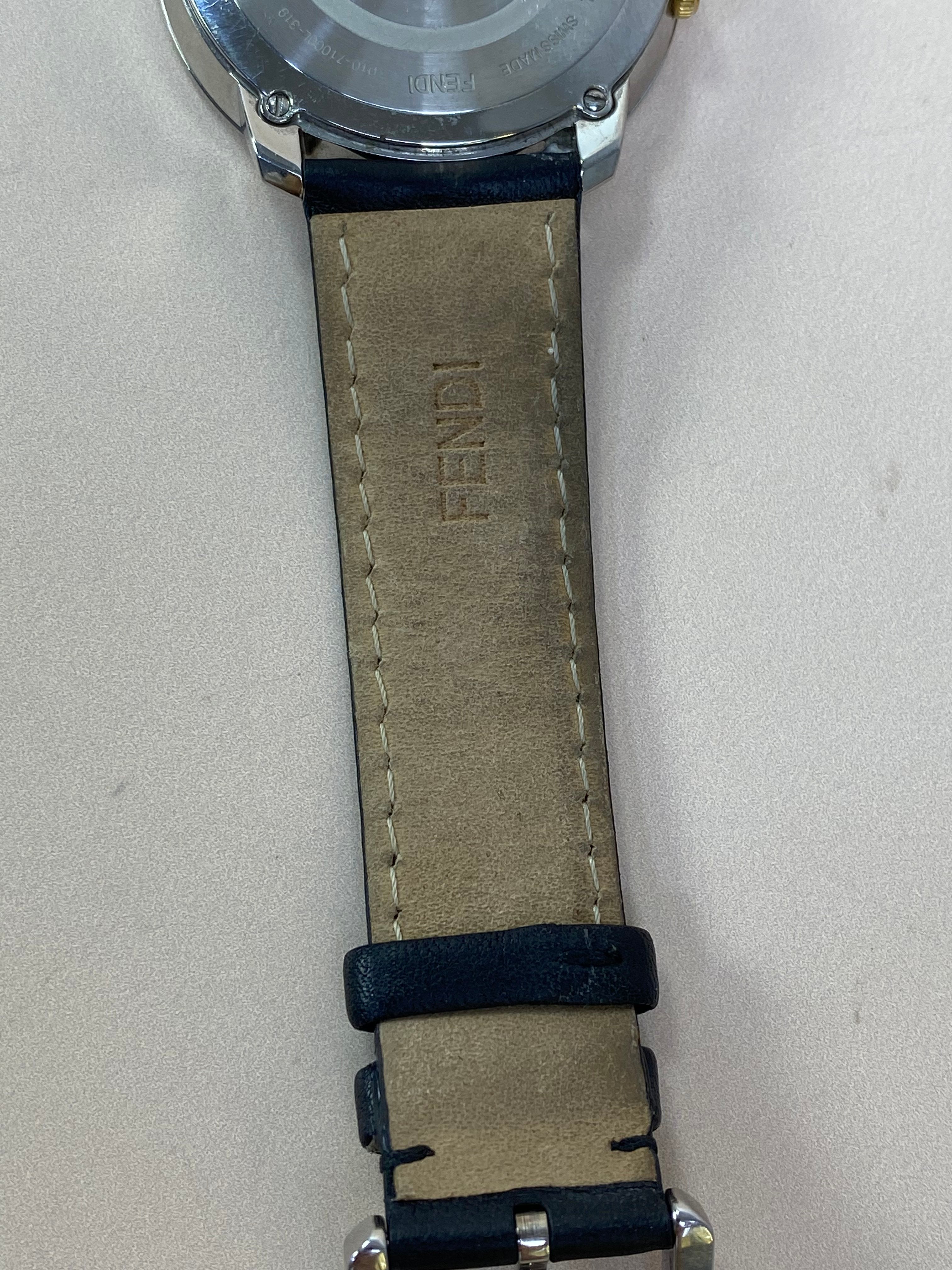 Fendi Black Runaway 40mm Watch