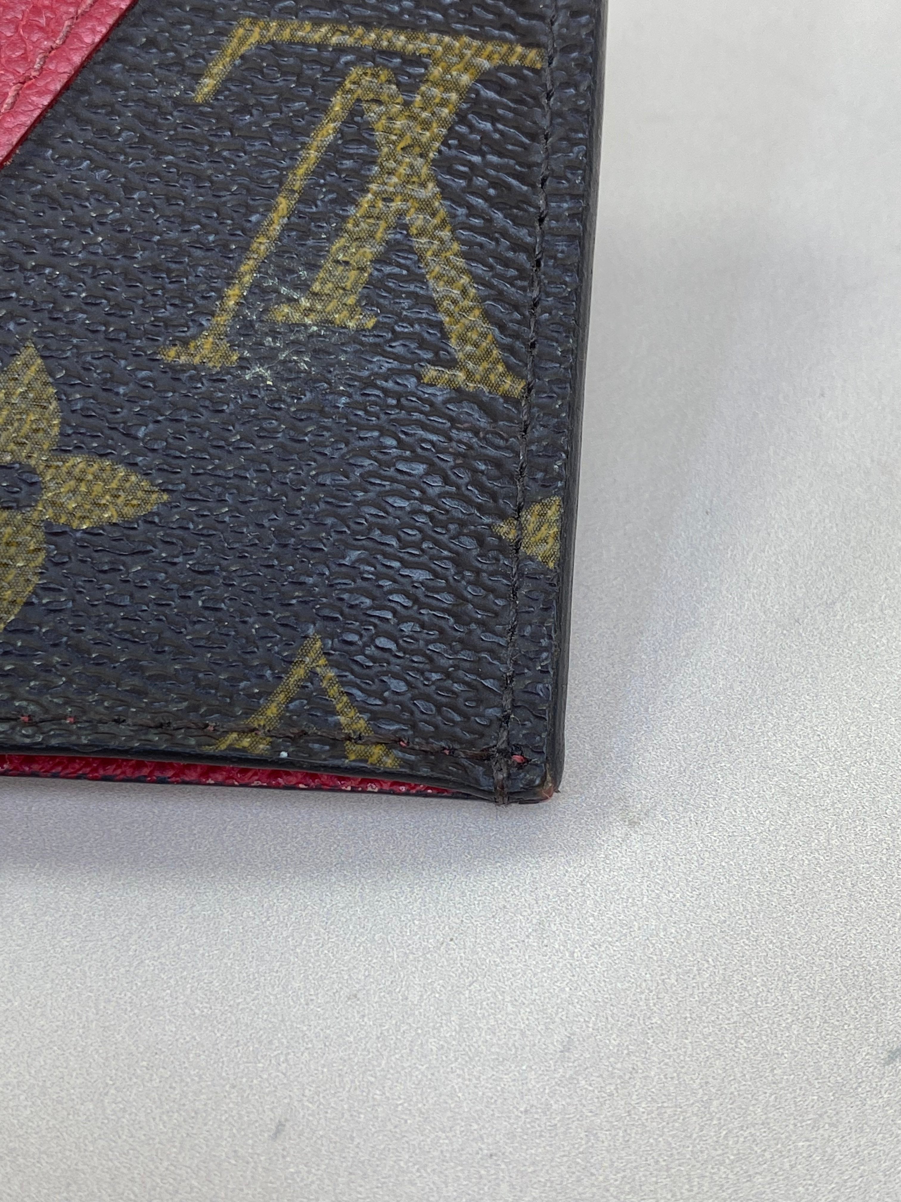 Louis Vuitton Red Monogram Card Holder-Card Holder-Louis Vuitton-The Closet Egypt