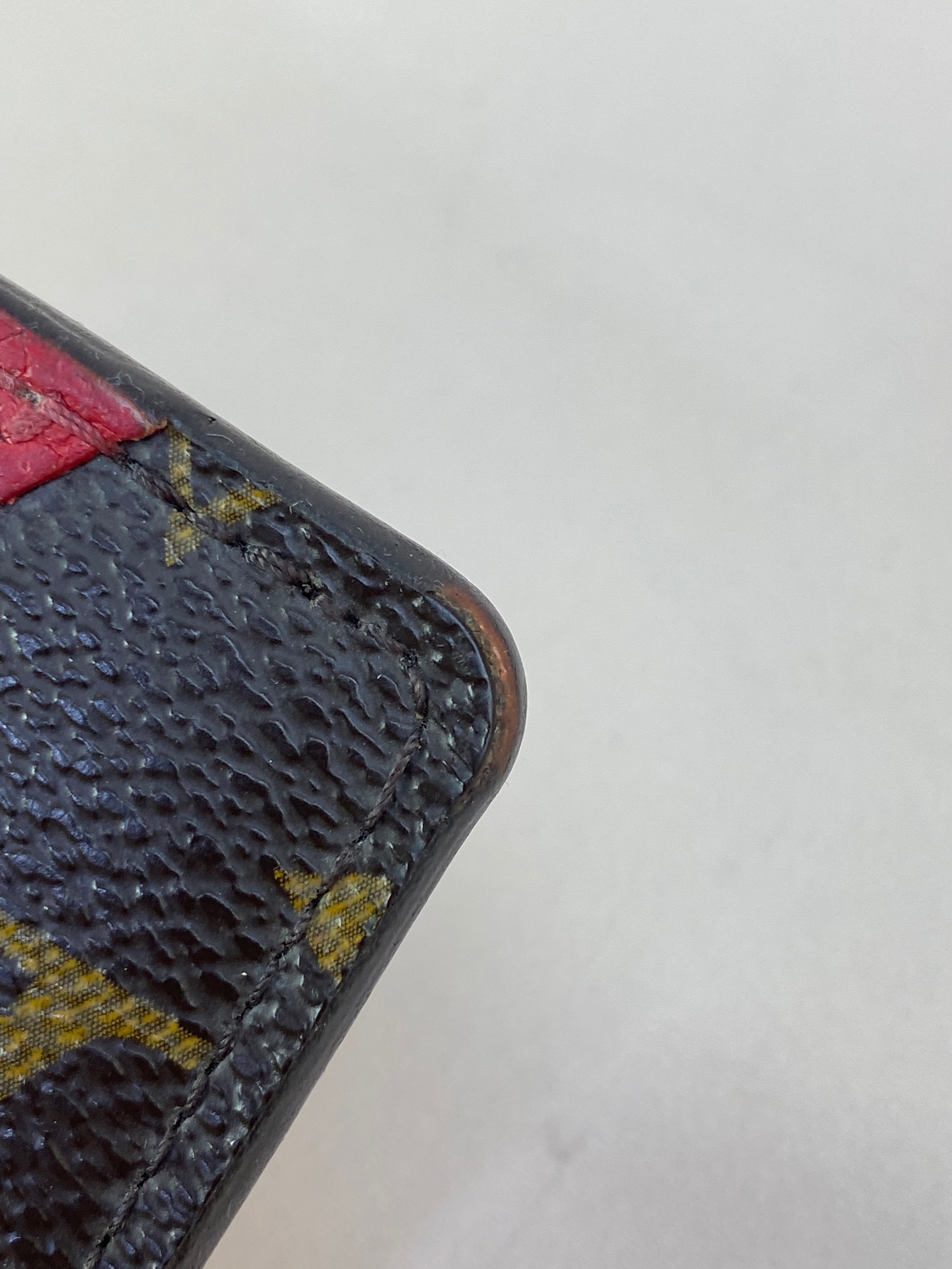 Louis Vuitton Red Monogram Card Holder