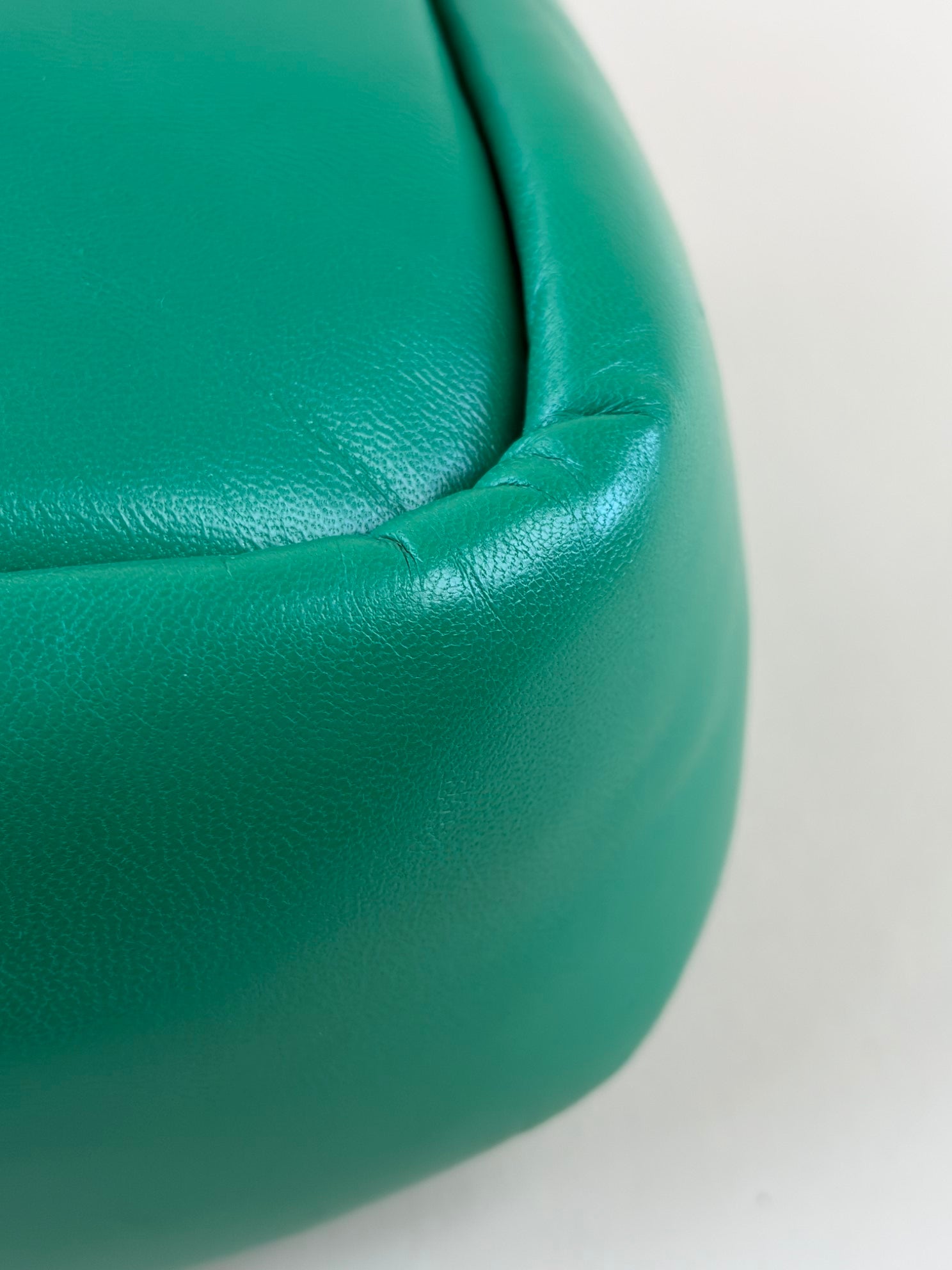 PRADA green Nappa soft small, padded tote bag