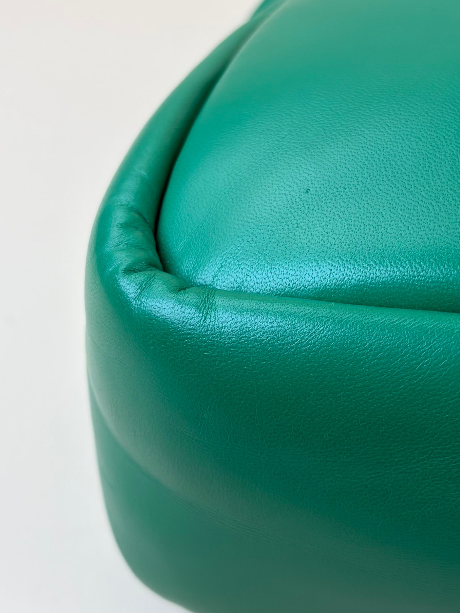 PRADA green Nappa soft small, padded tote bag