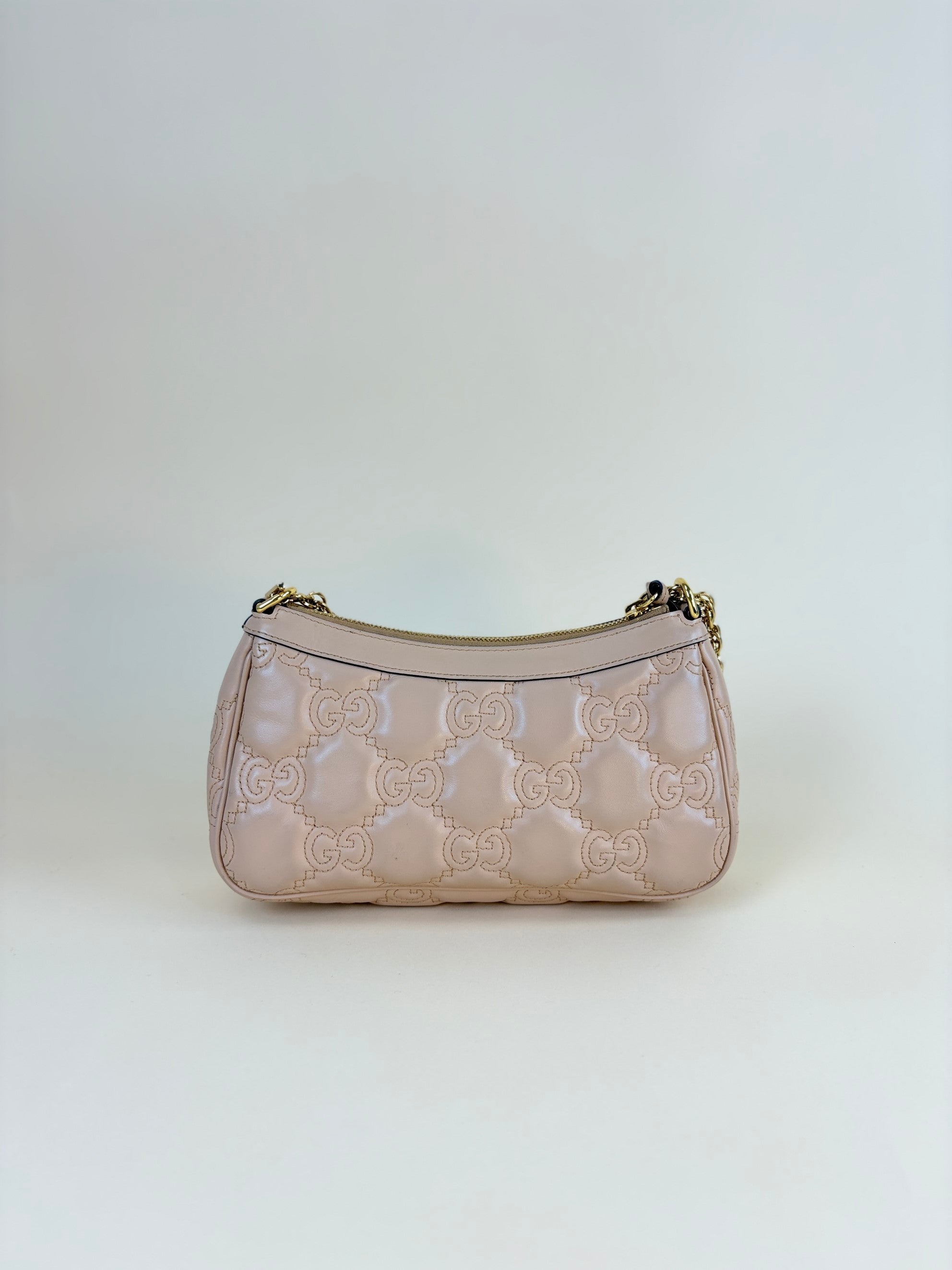 Gucci GG nude matelassé small shoulder bag