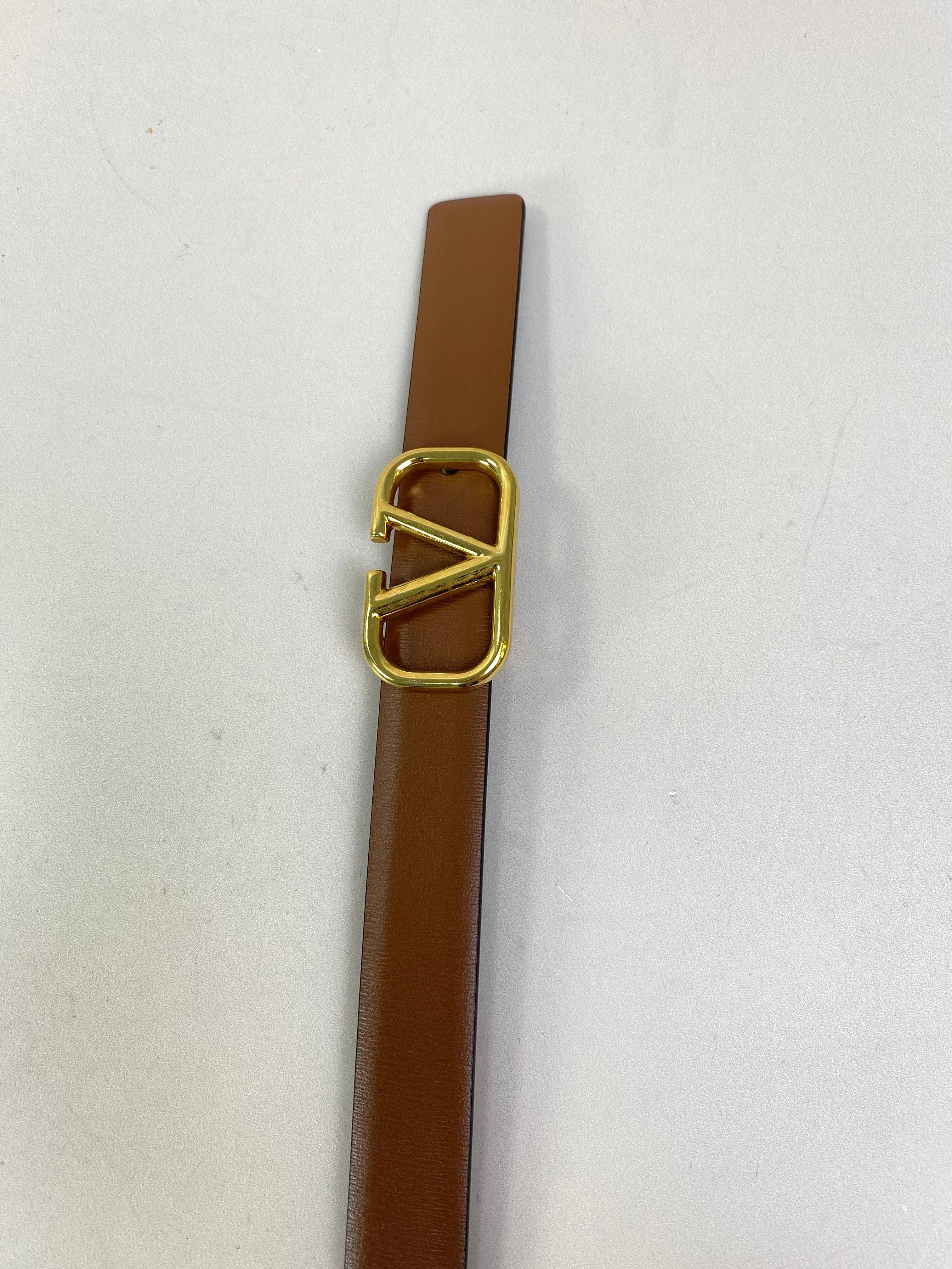 Valentino Bicolor Reversible Belt 34