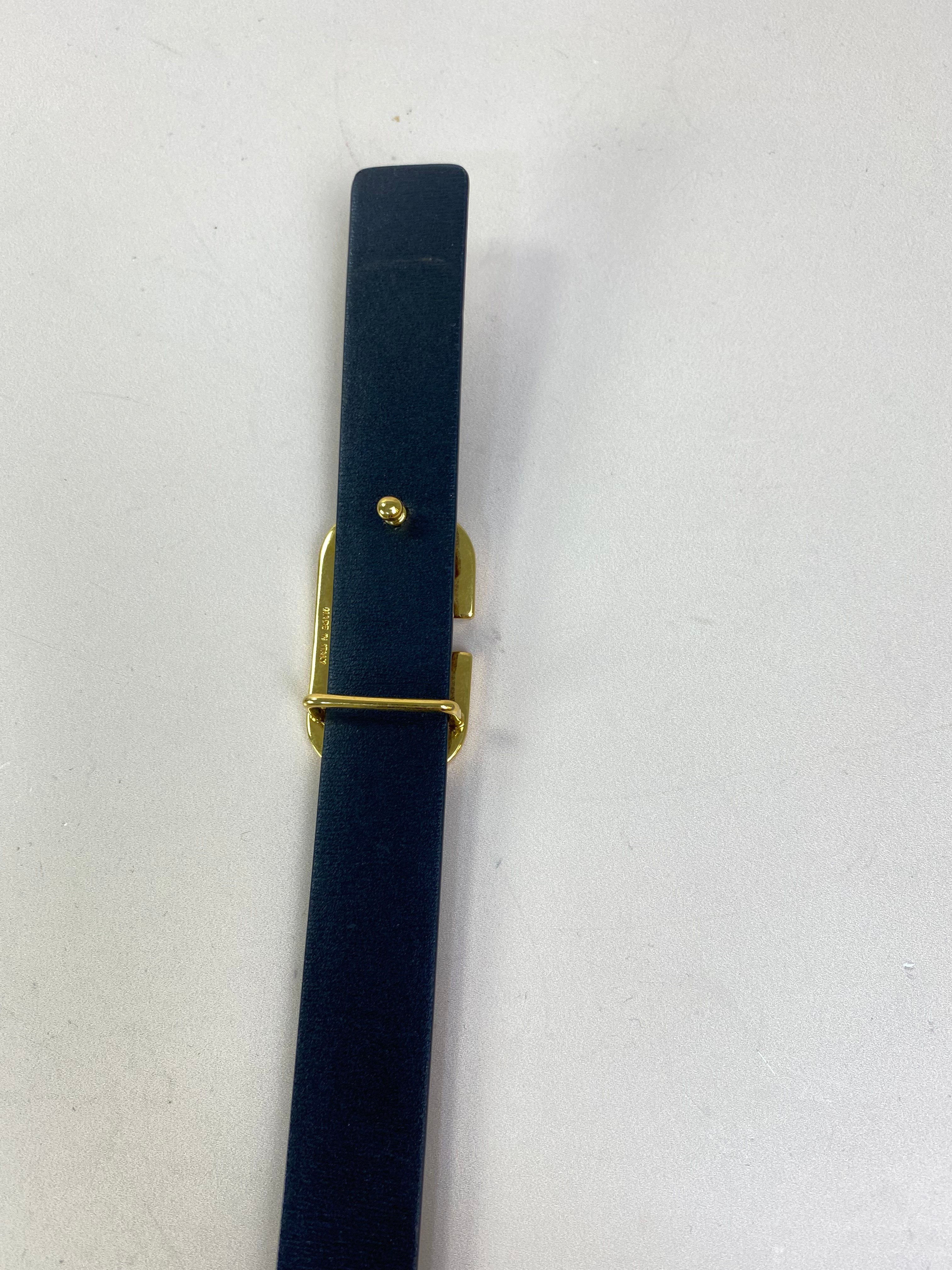 Valentino Bicolor Reversible Belt 34