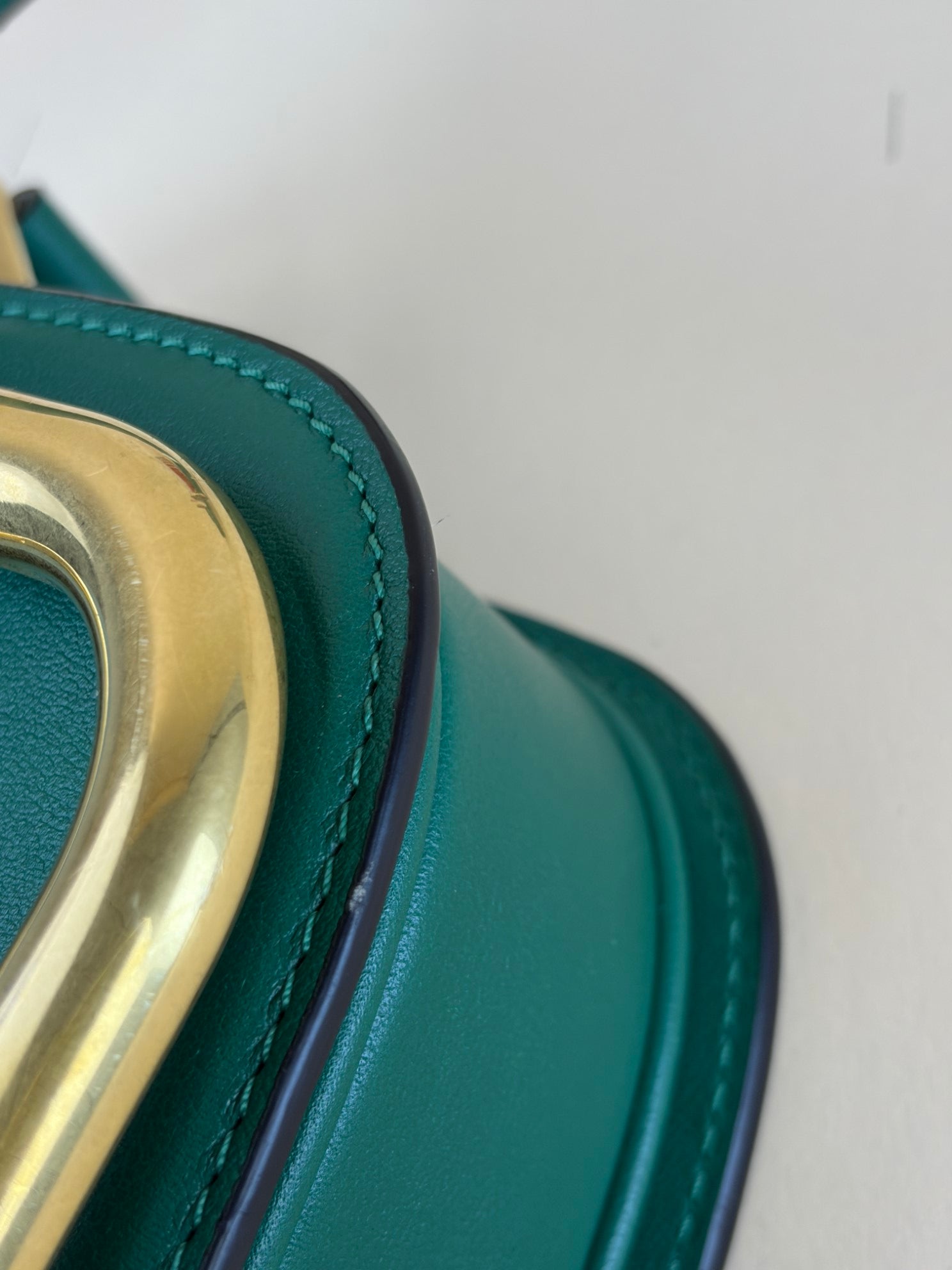 Valentino green Supervee Small Shoulder Bag