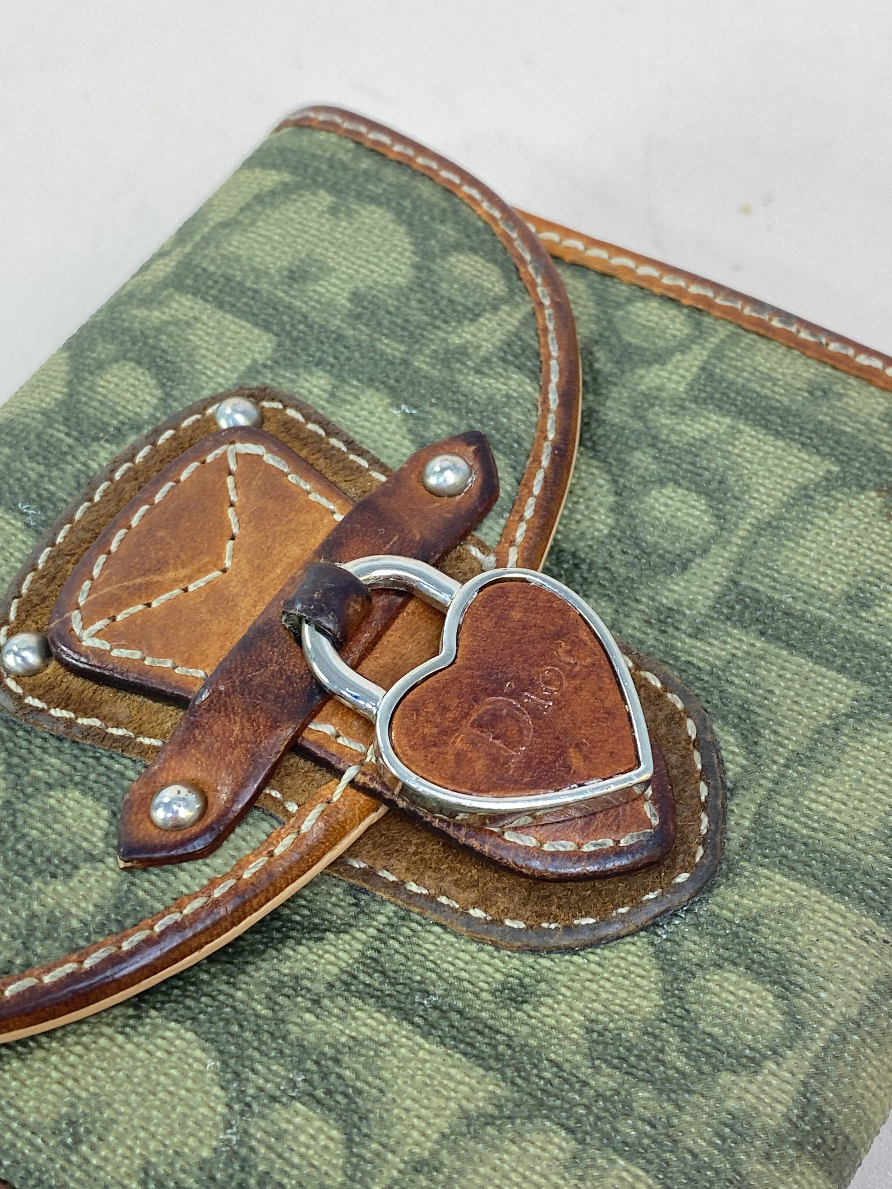 Christian Dior Green Romantique Oblique Wallet-Wallet-Christian Dior-The Closet Egypt