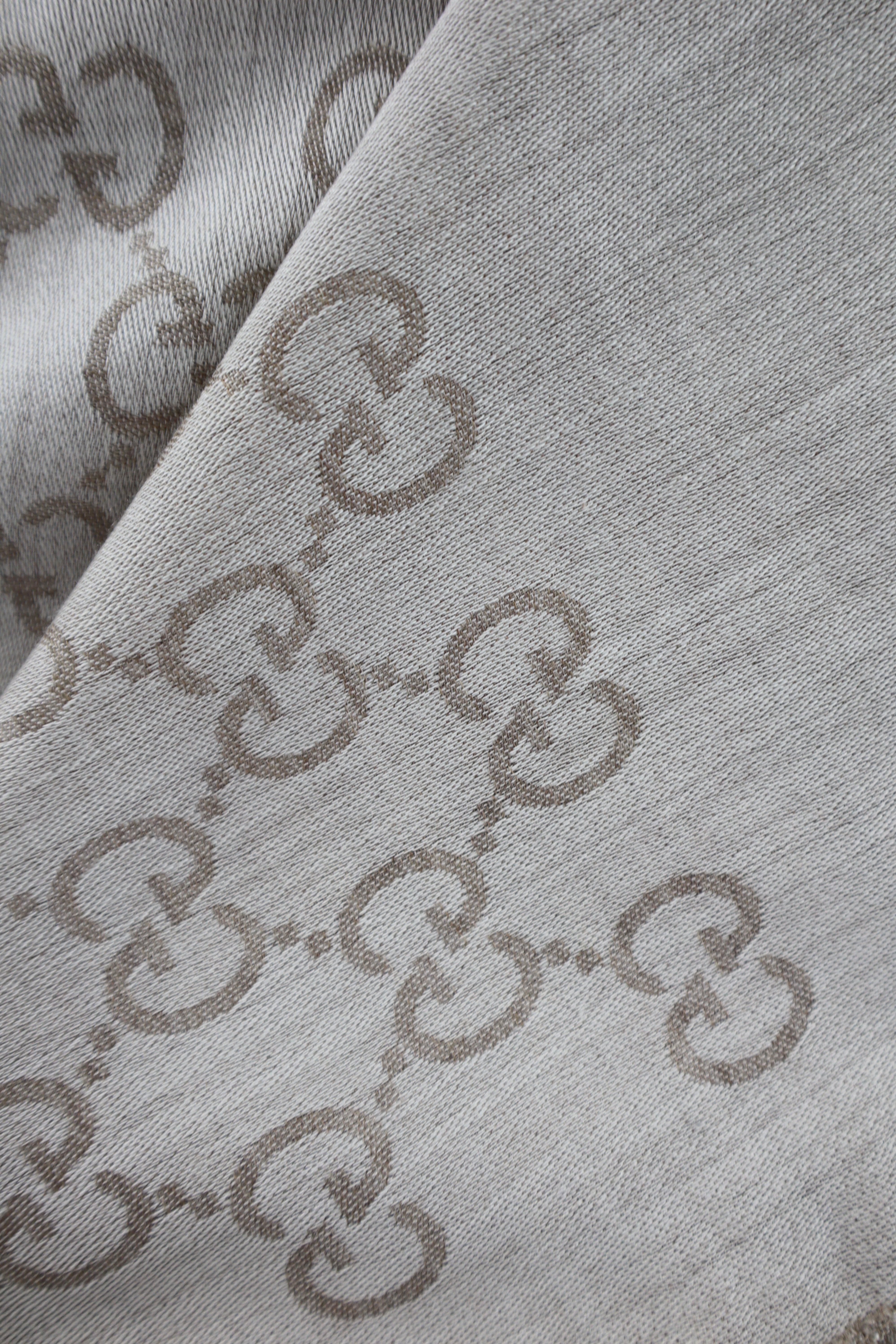Gucci Beige GG Scarf